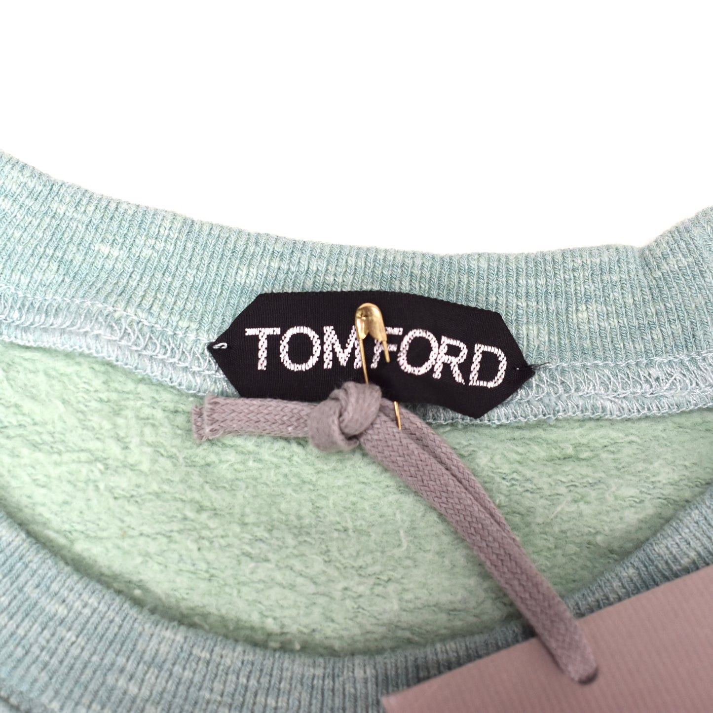 Tom Ford TOM FORD Light Green Fleece Crewneck Sweatshirt Size US M / EU 48-50 / 2 - 3 Thumbnail