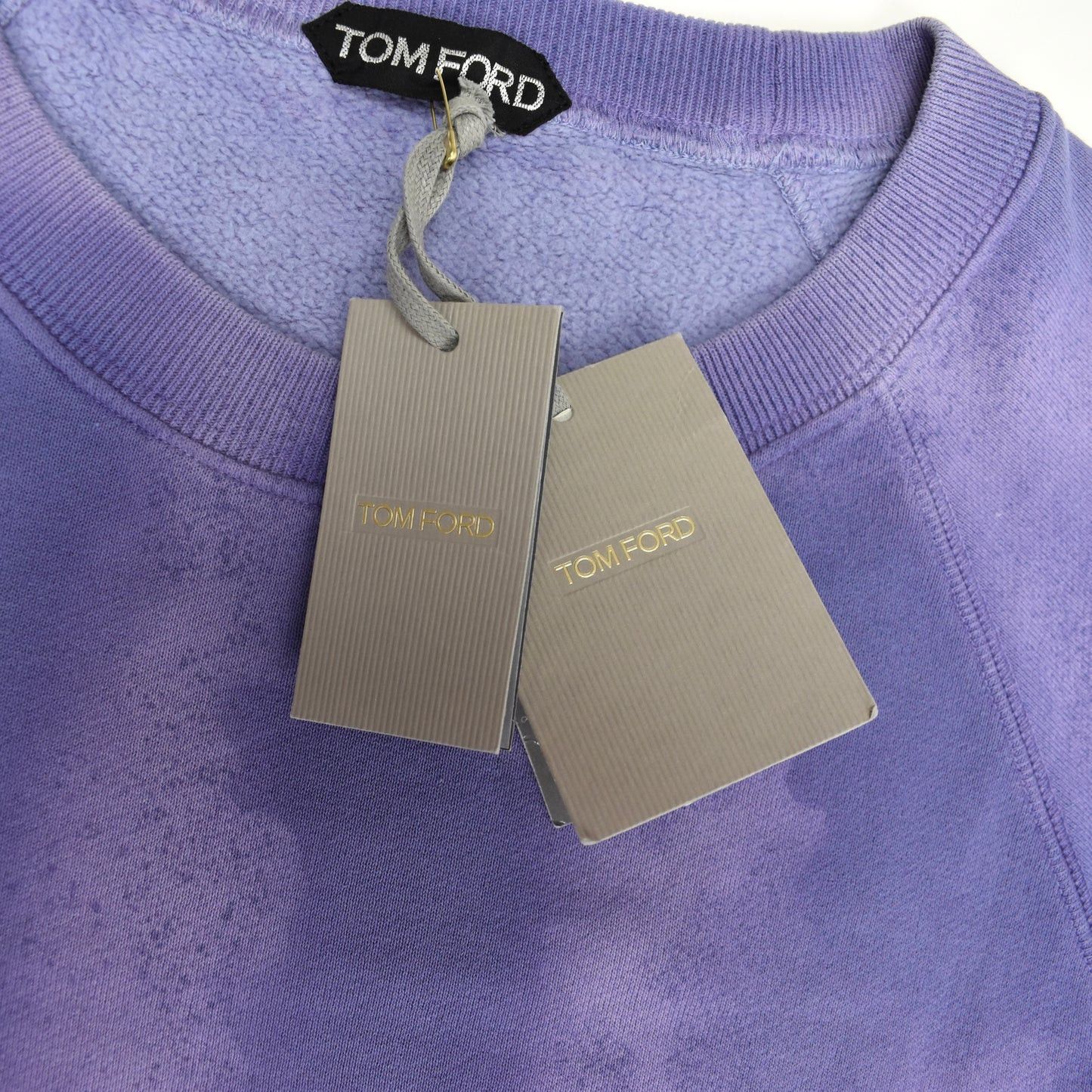 Tom Ford TOM FORD Artisinal Purple Fleece Crewneck Sweatshirt Size US M / EU 48-50 / 2 - 5 Thumbnail