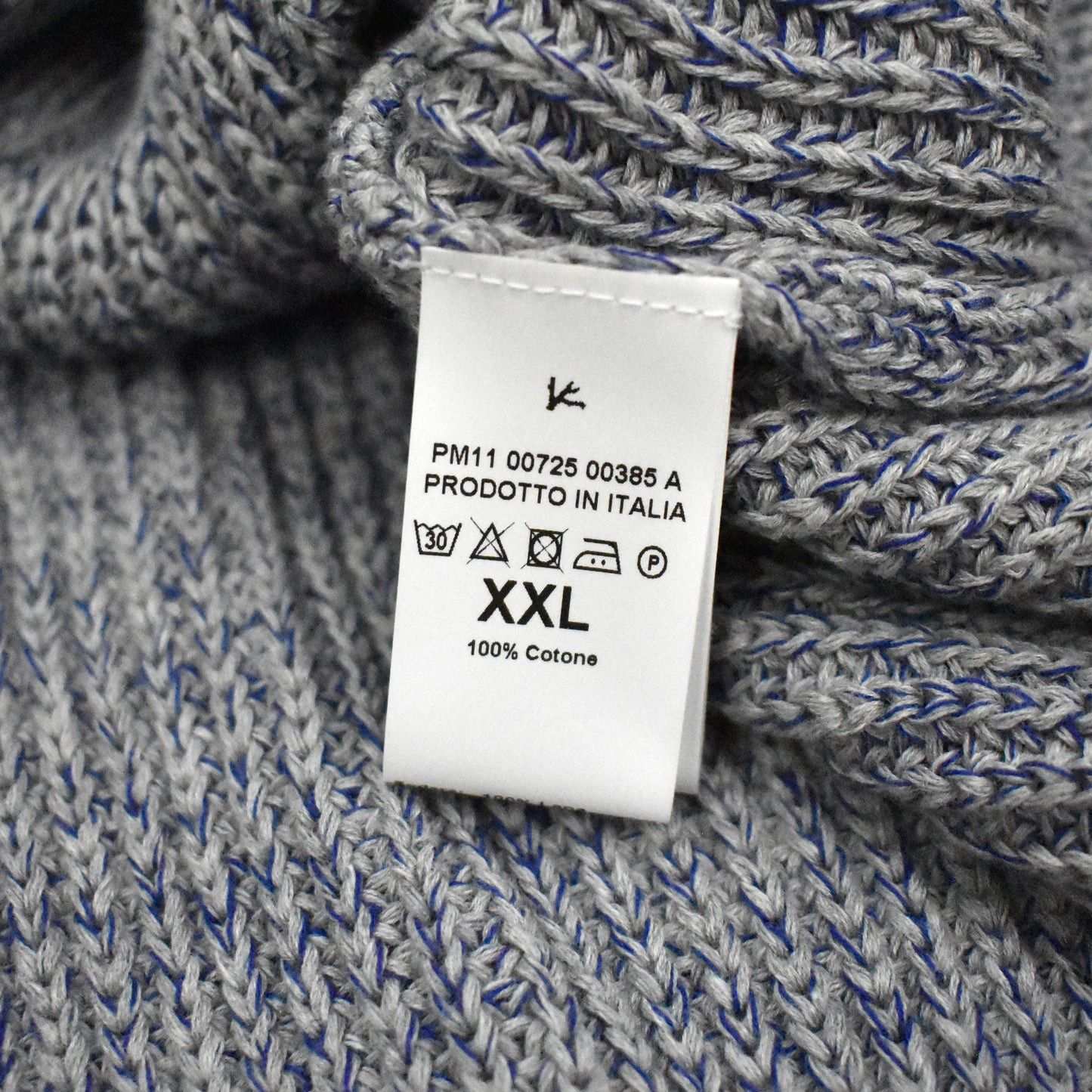 Isaia ISAIA Gradient Stripe Chunky Knit Crewneck Sweater Size US XXL / EU 58 / 5 - 6 Thumbnail