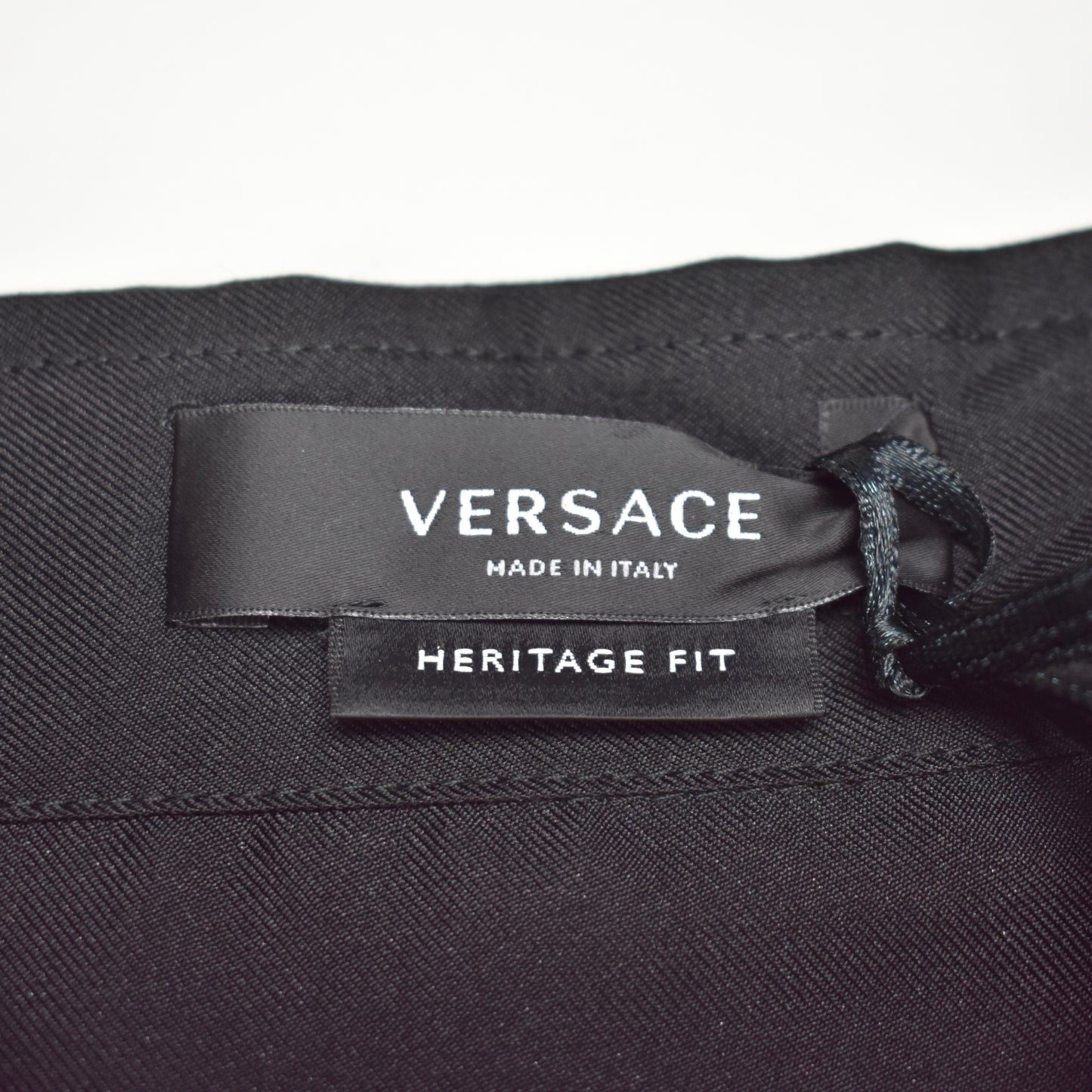 Versace Versace Black Gold Barocco Medusa Print Silk Shirt Size US M / EU 48-50 / 2 - 4 Thumbnail
