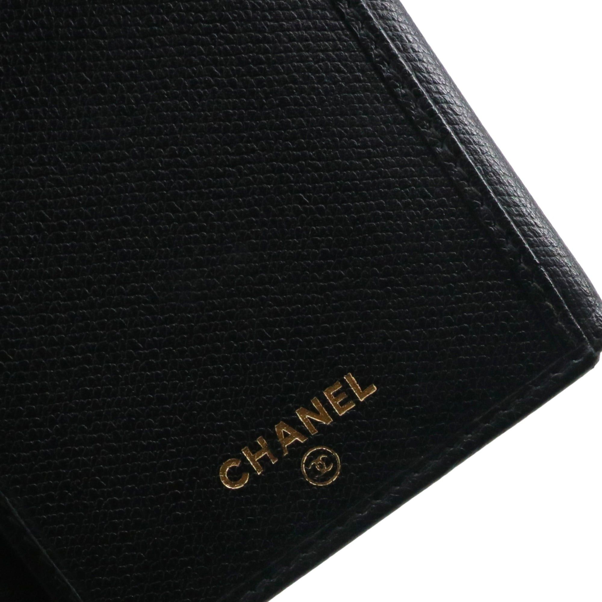 Chanel CHANEL - Chanel wallet in black grained leather Size ONE SIZE - 6 Thumbnail