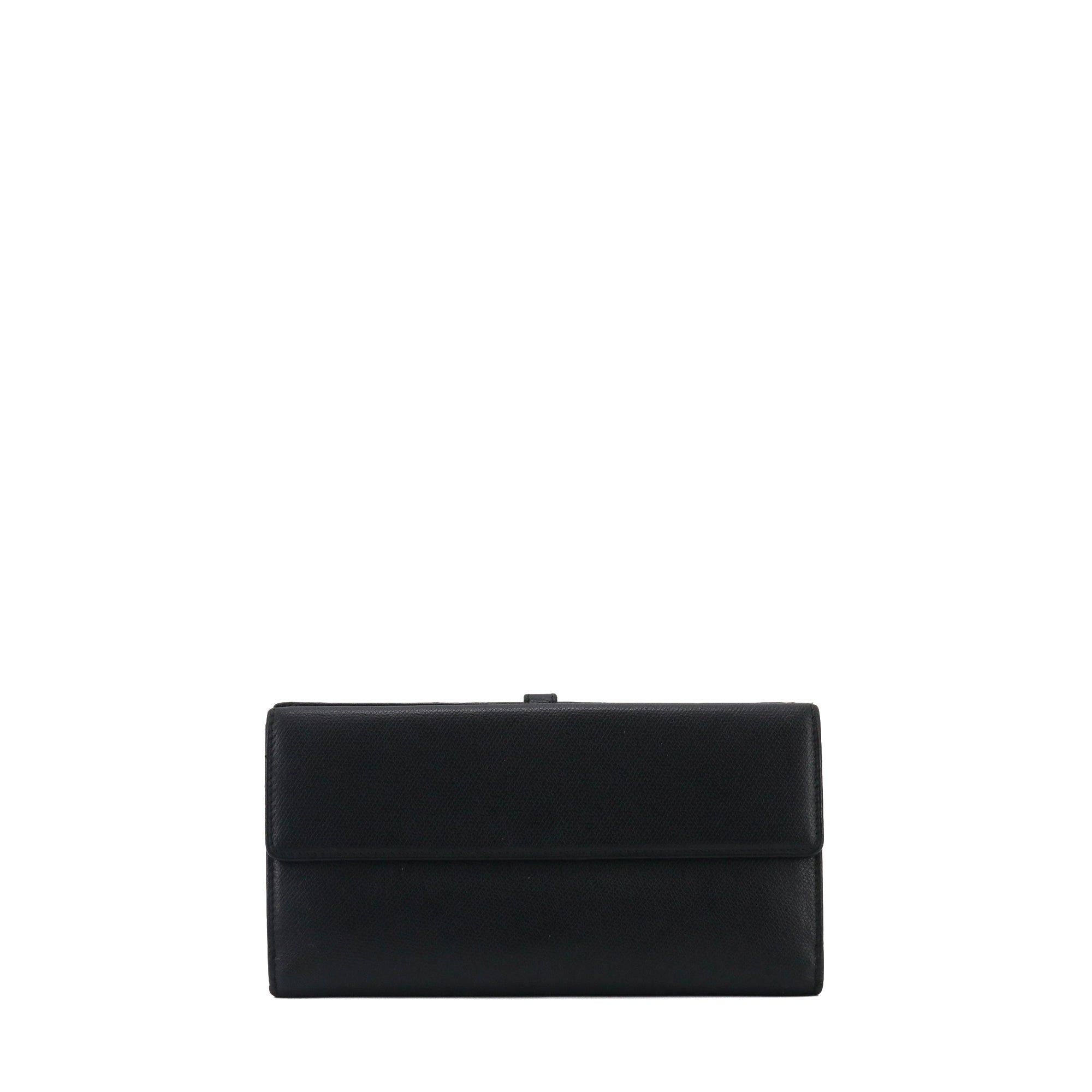 Chanel CHANEL - Chanel wallet in black grained leather Size ONE SIZE - 3 Thumbnail