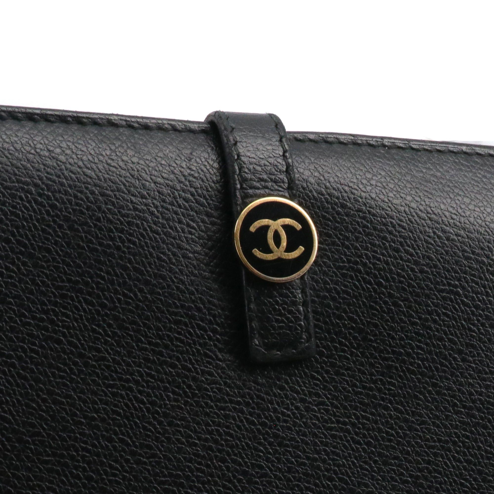 Chanel CHANEL - Chanel wallet in black grained leather Size ONE SIZE - 5 Thumbnail