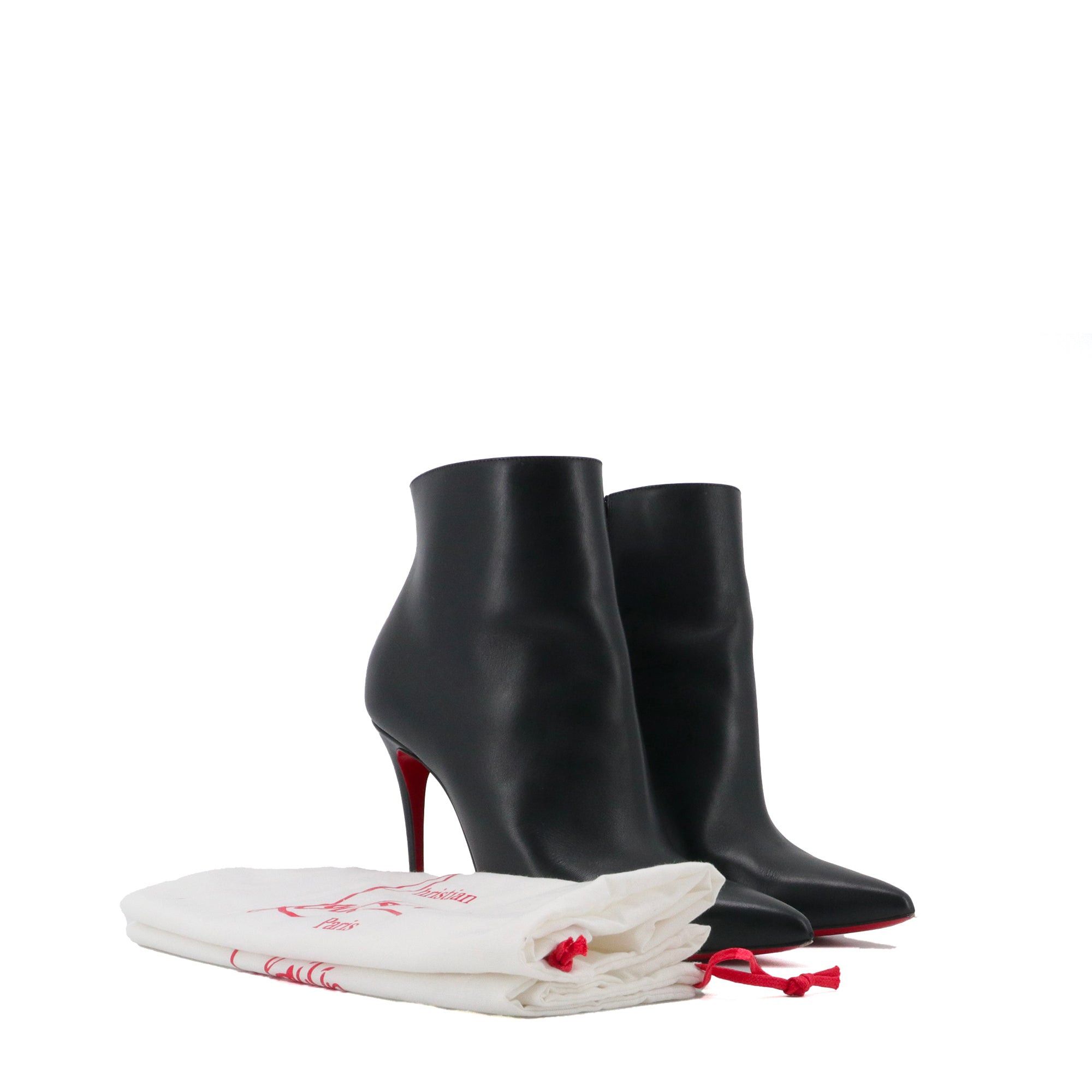 Christian Louboutin LOUBOUTIN - Louboutin So Kate Booty ankle boots in black smooth leather (T40.5) Size US 9.5 / IT 39.5 - 9 Thumbnail