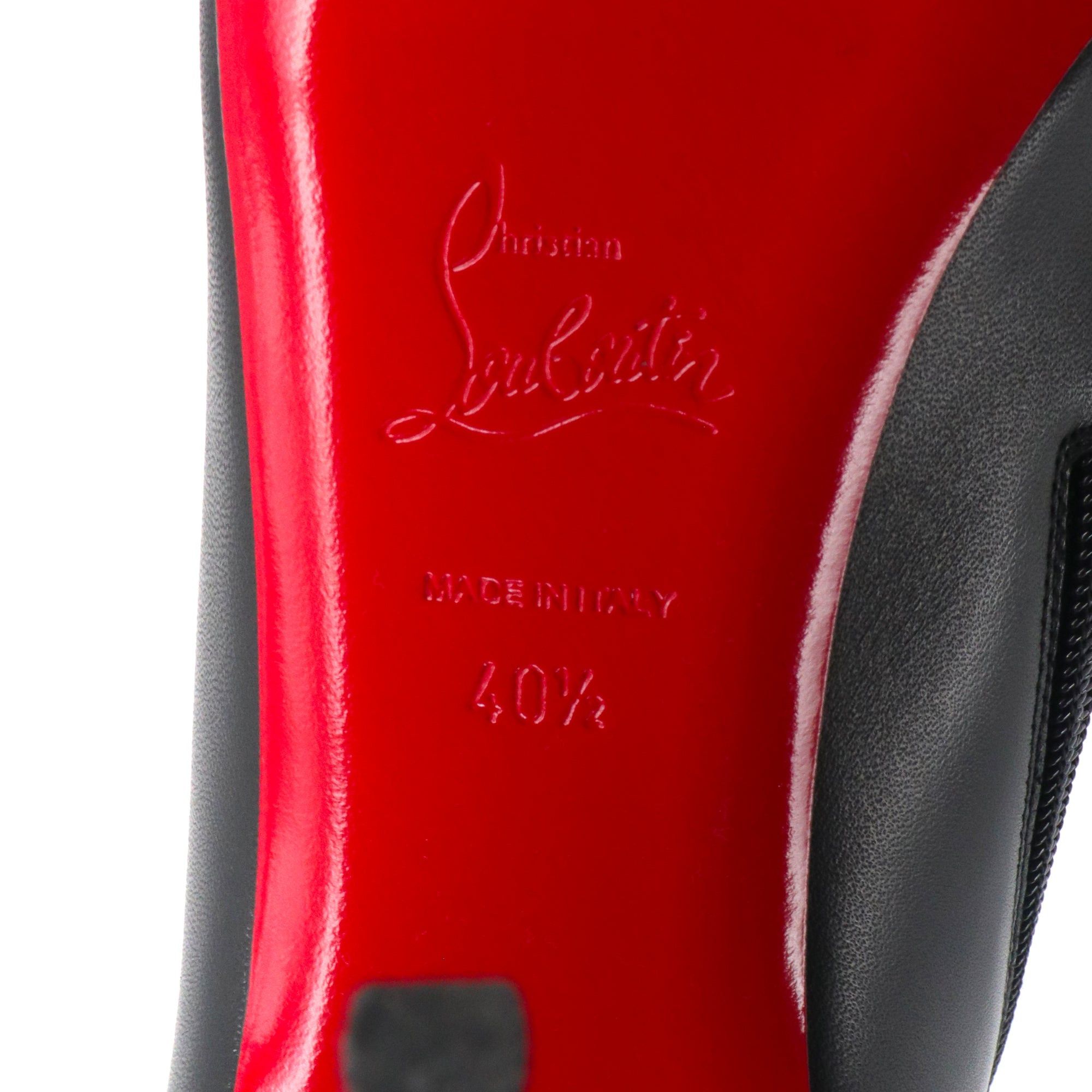 Christian Louboutin LOUBOUTIN - Louboutin So Kate Booty ankle boots in black smooth leather (T40.5) Size US 9.5 / IT 39.5 - 5 Thumbnail