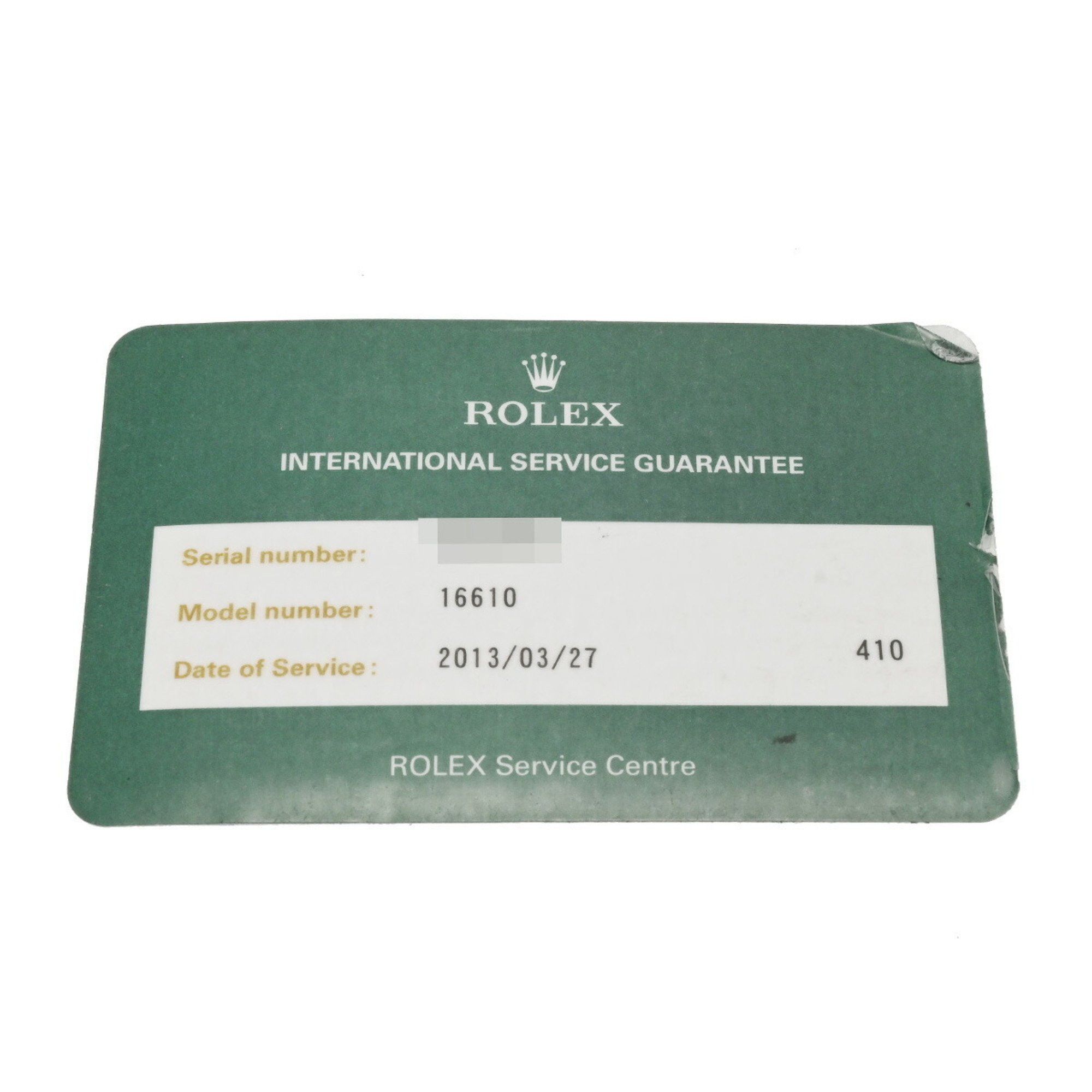 Rolex Rolex Submariner 16610 K series (manufactured around 2002) Black Men's Watch Automatic Size ONE SIZE - 6 Thumbnail