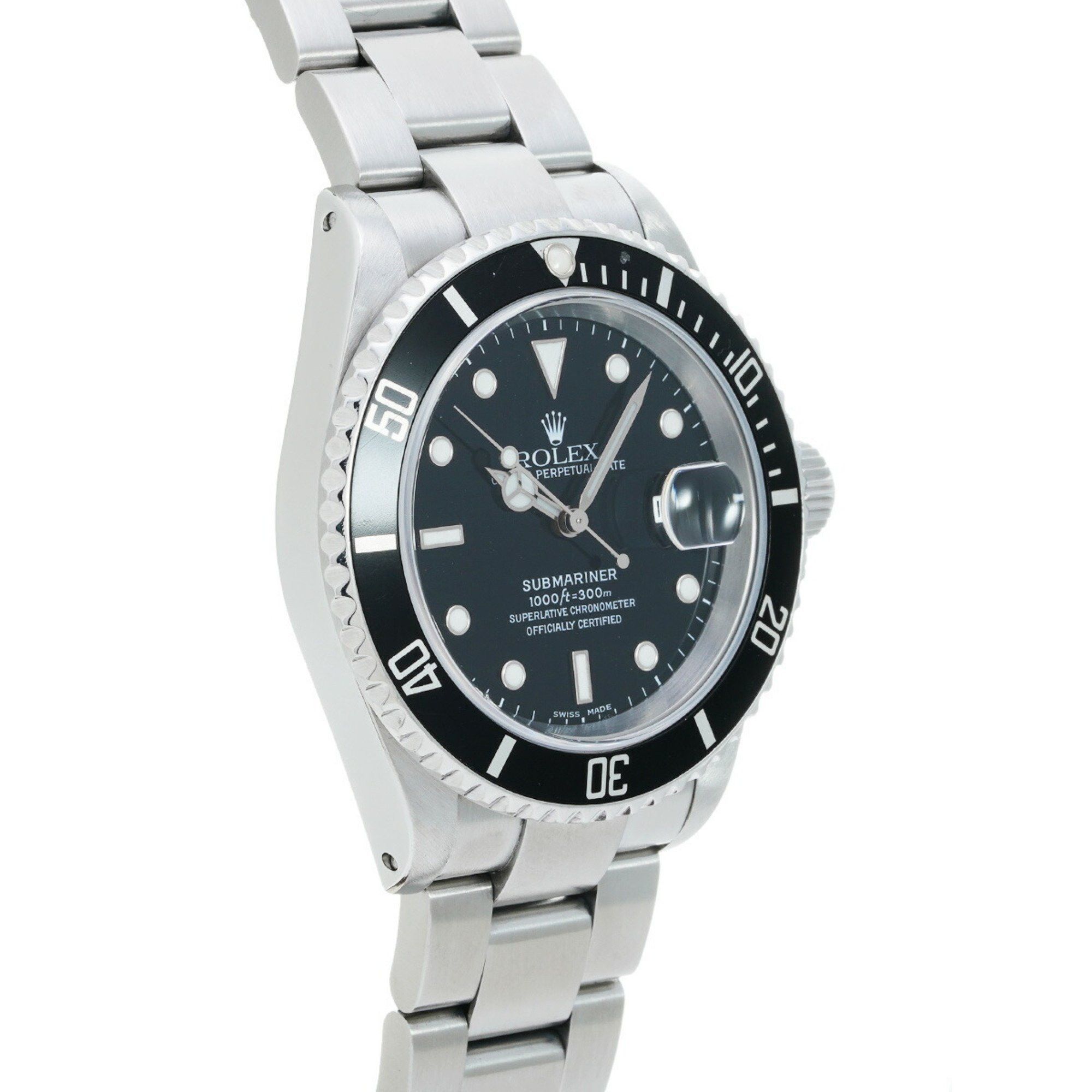 Rolex Rolex Submariner 16610 K series (manufactured around 2002) Black Men's Watch Automatic Size ONE SIZE - 3 Thumbnail