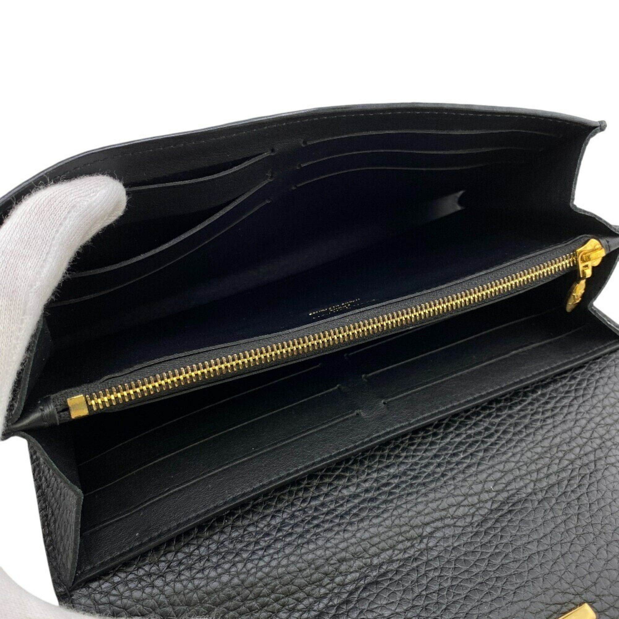 Louis Vuitton Louis Vuitton Wallet M63461 Capucines Portefeuille Long Black Women's Size ONE SIZE - 8 Thumbnail