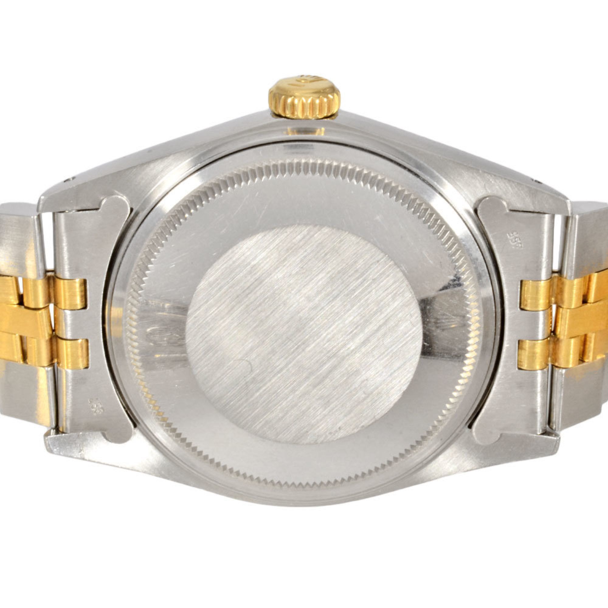 Rolex Rolex 16013G Datejust R series (manufactured in 1987) Automatic watch, silver/printed computer dial, SS x YG, 10P diamond index, men's IT1UY4JVNF5S Size ONE SIZE - 3 Thumbnail