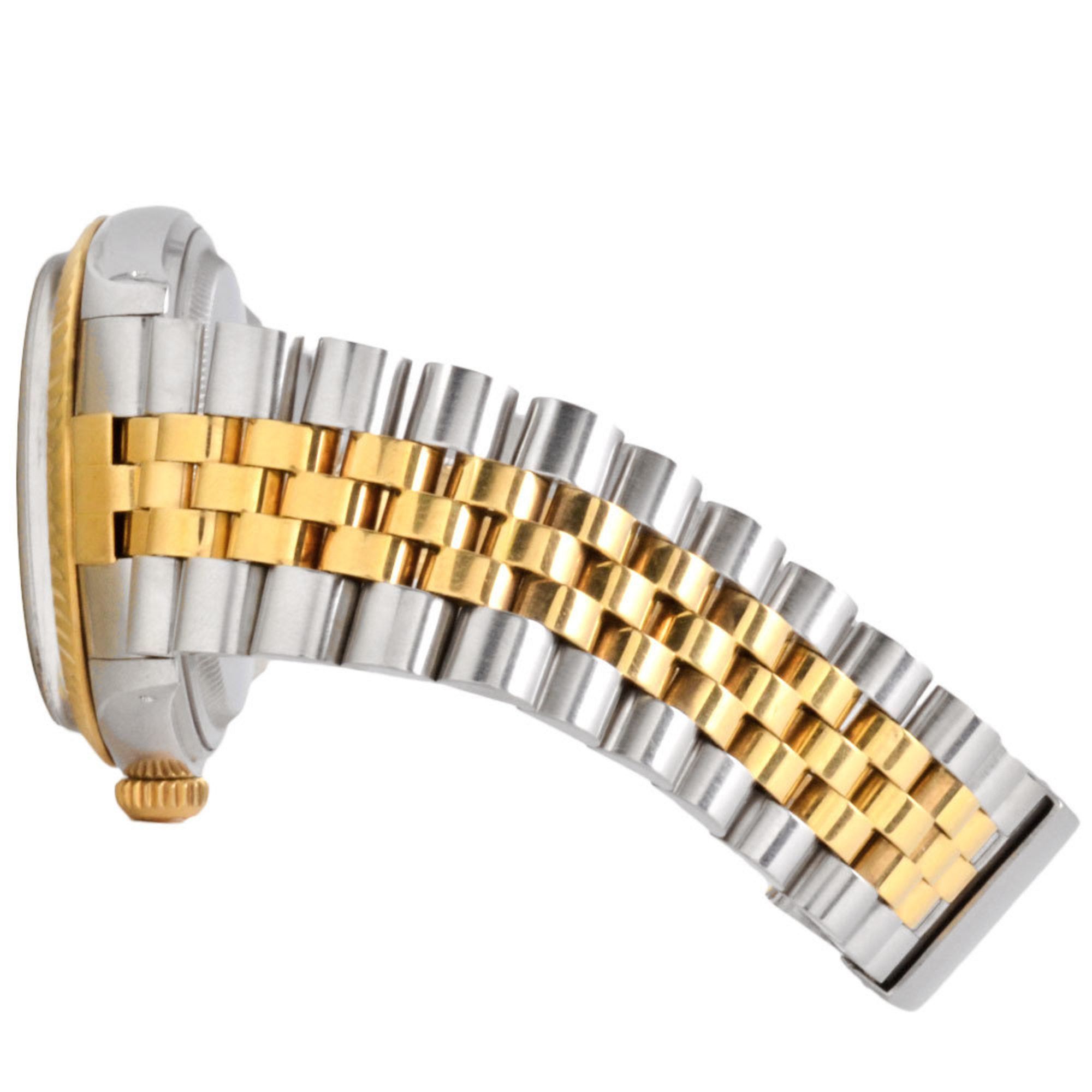 Rolex Rolex 16013G Datejust R series (manufactured in 1987) Automatic watch, silver/printed computer dial, SS x YG, 10P diamond index, men's IT1UY4JVNF5S Size ONE SIZE - 6 Thumbnail