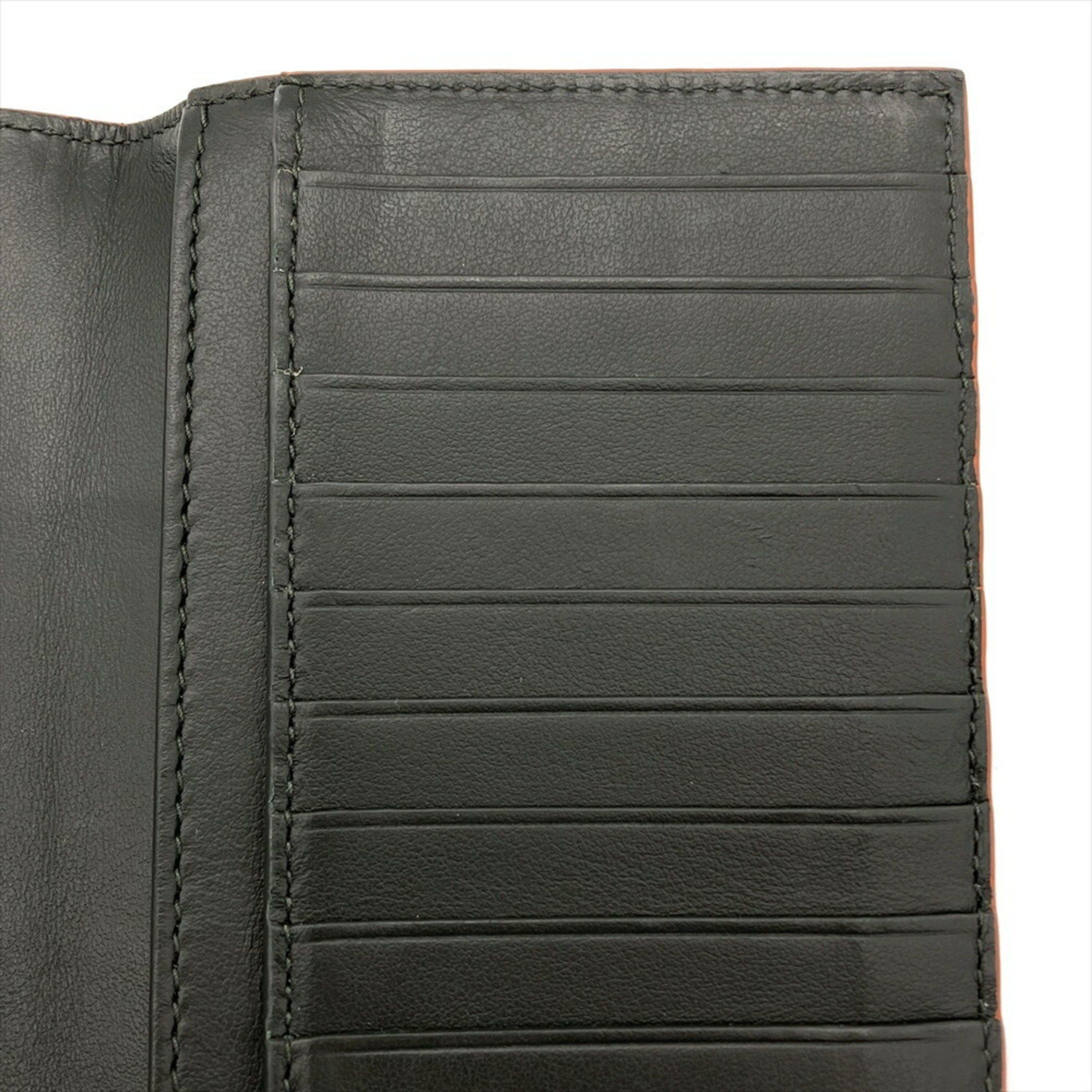 Bottega Veneta BOTTEGA VENETA Maxi Intrecciato Long Wallet Leather Black Bi-fold Billfold ITLQUEDC73EO Size ONE SIZE - 7 Thumbnail