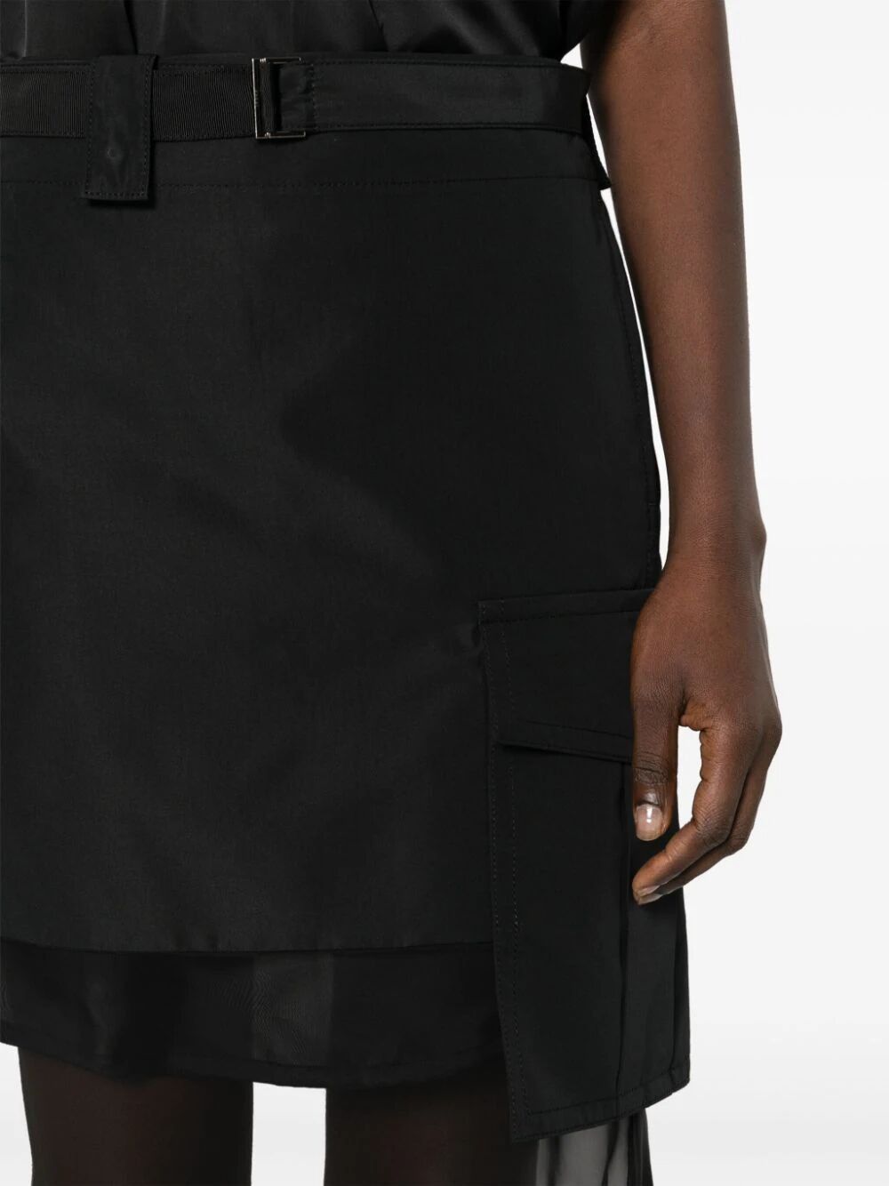 Sacai FABRIC COMBO SKIRT Size L / US 10 / IT 46 - 2 Thumbnail