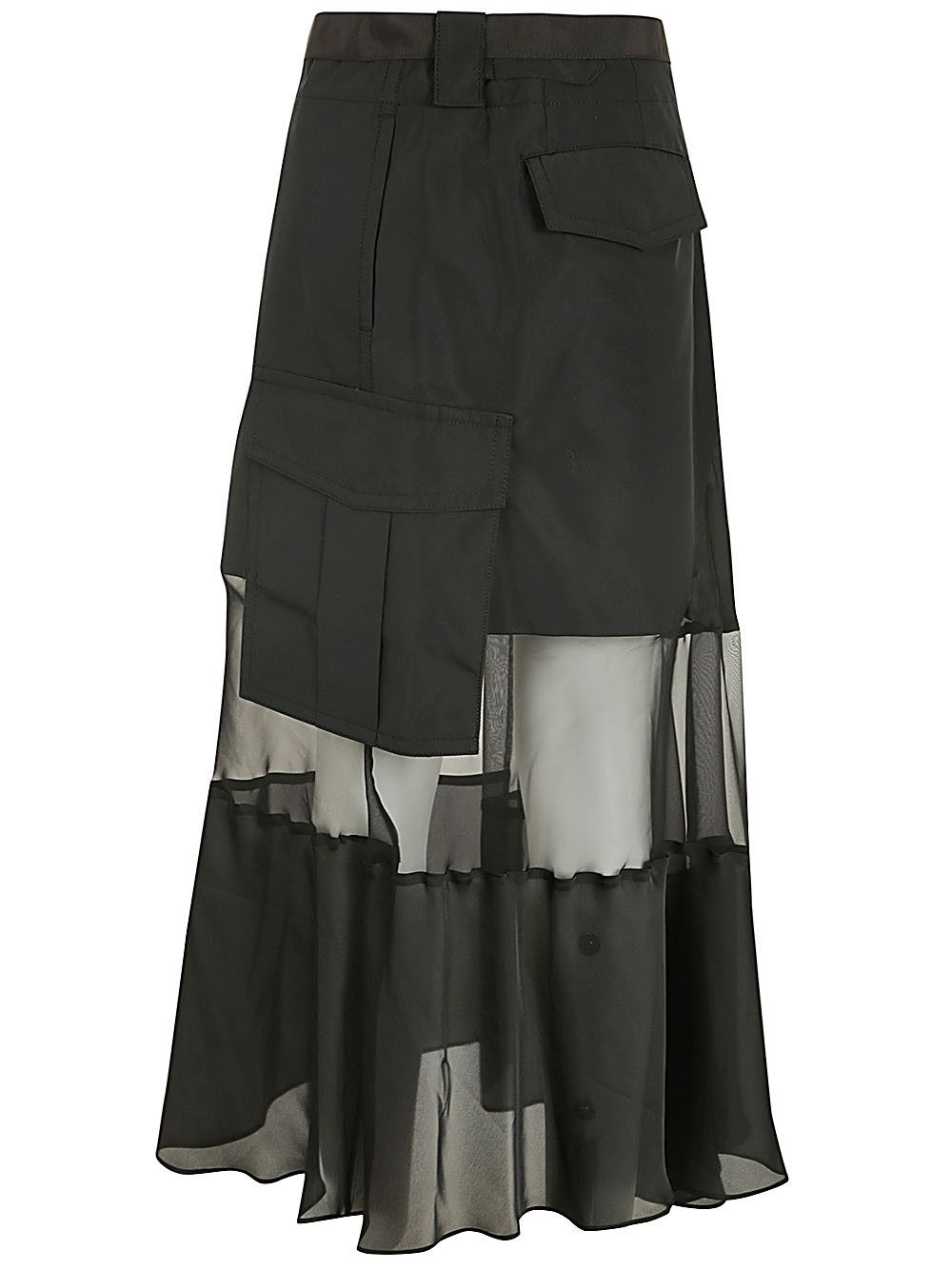 Sacai FABRIC COMBO SKIRT Size L / US 10 / IT 46 - 7 Thumbnail