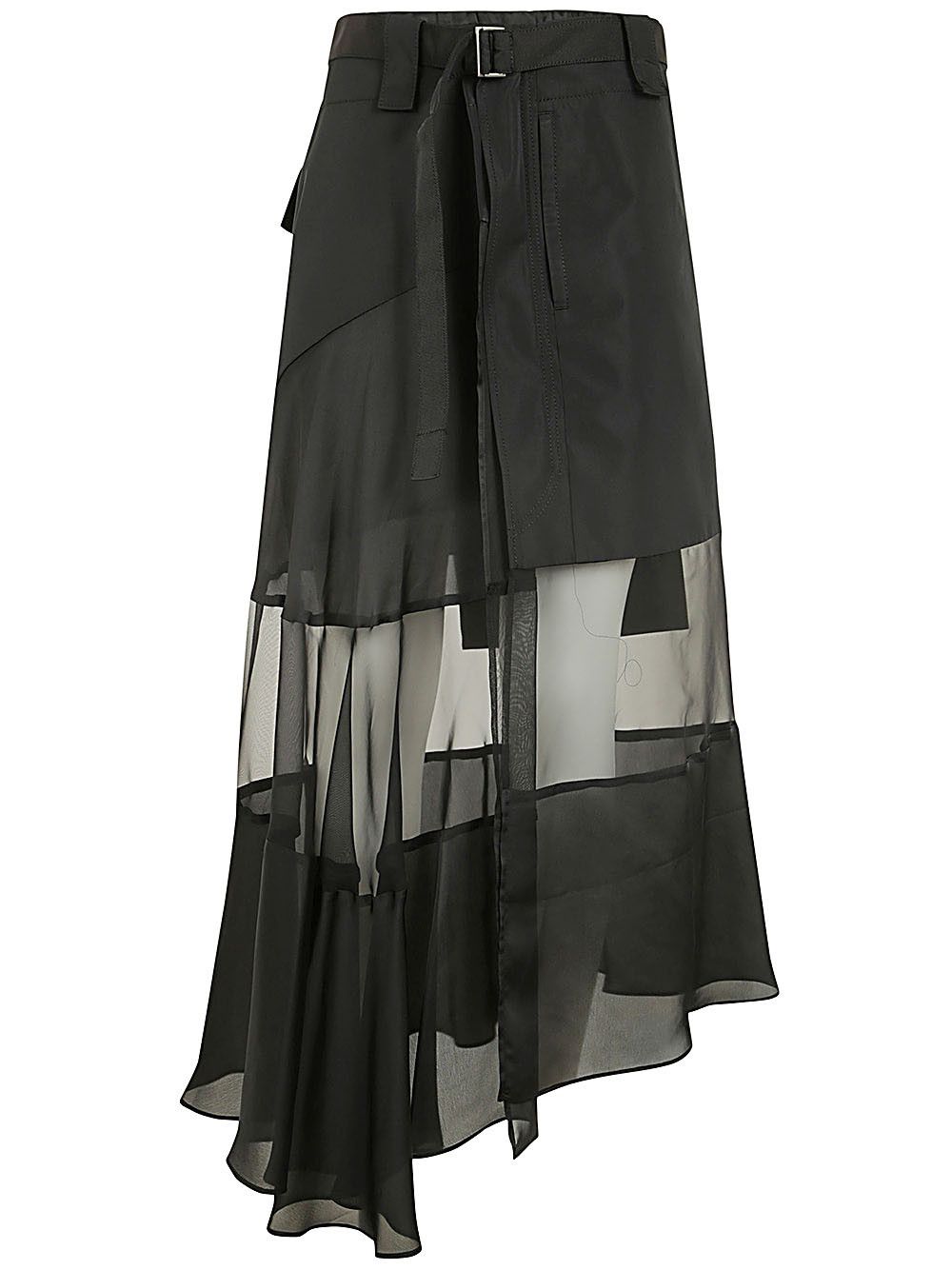 Sacai FABRIC COMBO SKIRT Size L / US 10 / IT 46 - 6 Thumbnail