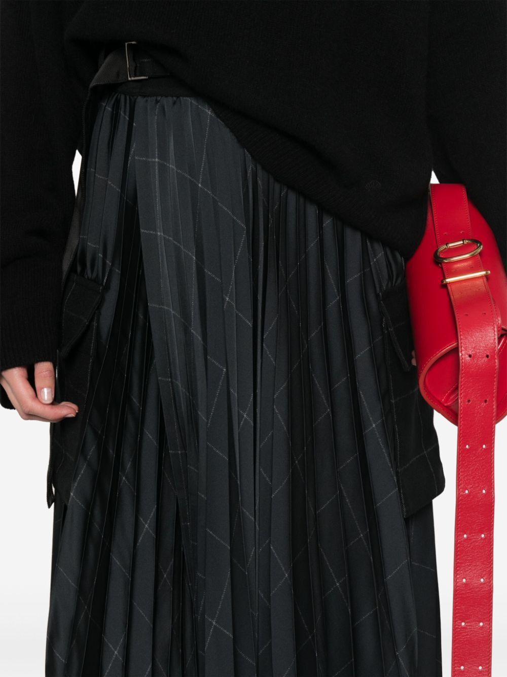 Sacai WINDOWPANE SKIRT Size M / US 6-8 / IT 42-44 - 5 Thumbnail