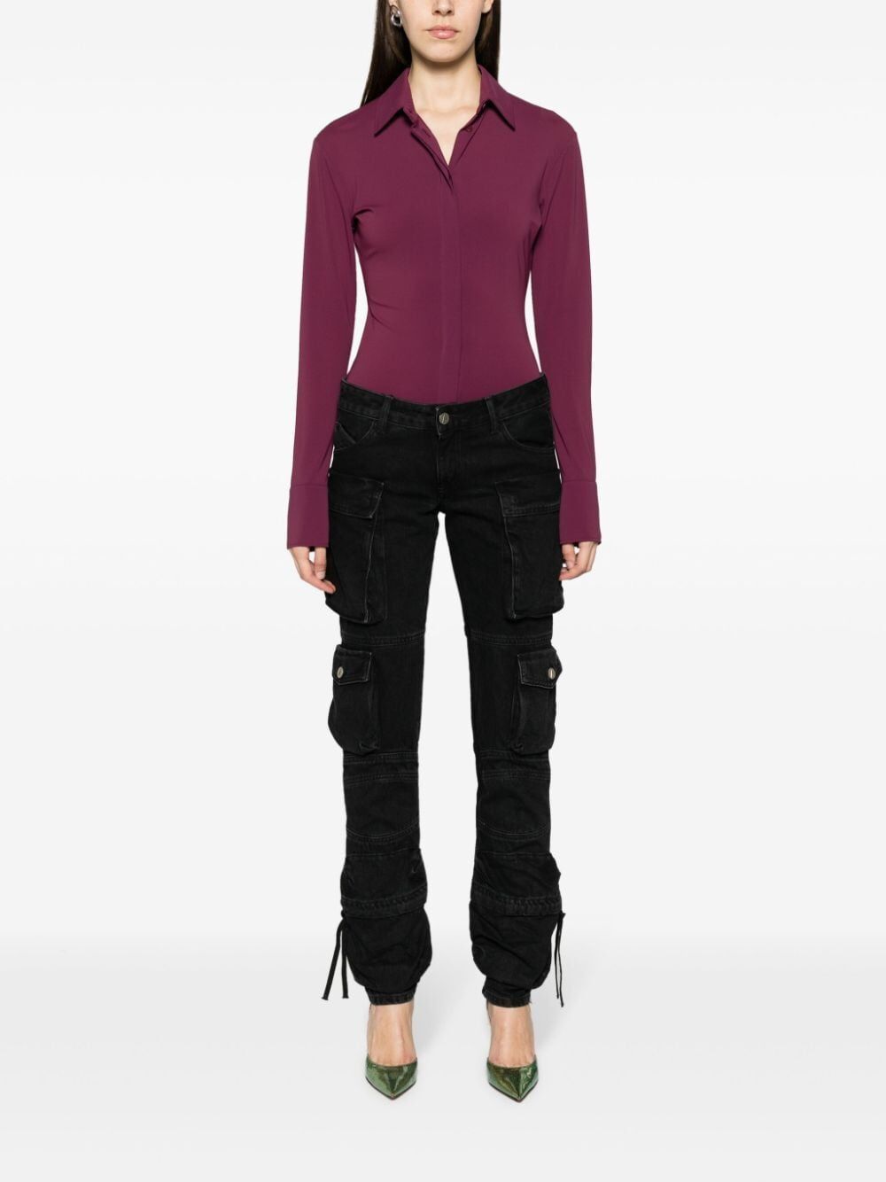The Attico ESSIE LONG TROUSERS Size 26" / US 2 / IT 38 - 3 Thumbnail