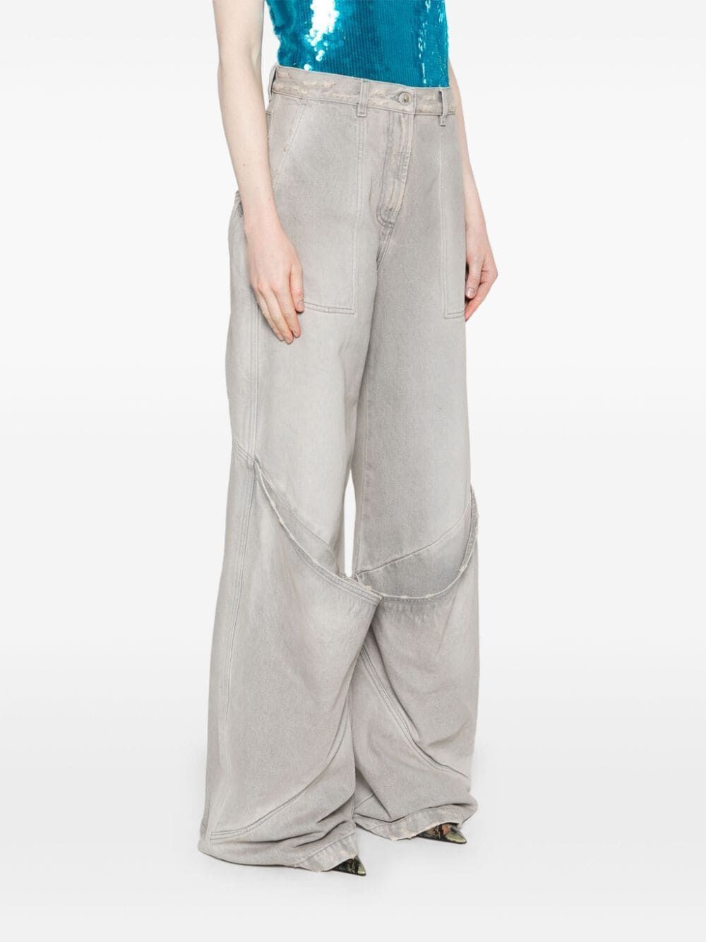 The Attico VINTAGE LONG TROUSERS Size 28" / US 6 / IT 42 - 3 Thumbnail