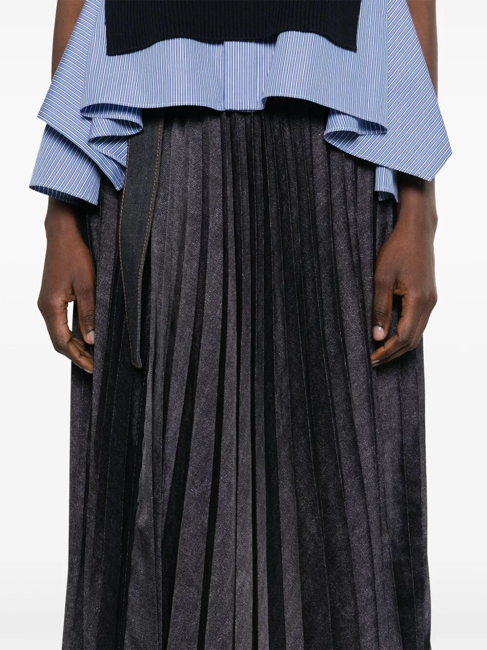 Sacai DENIM MIX SKIRT Size M / US 6-8 / IT 42-44 - 5 Thumbnail