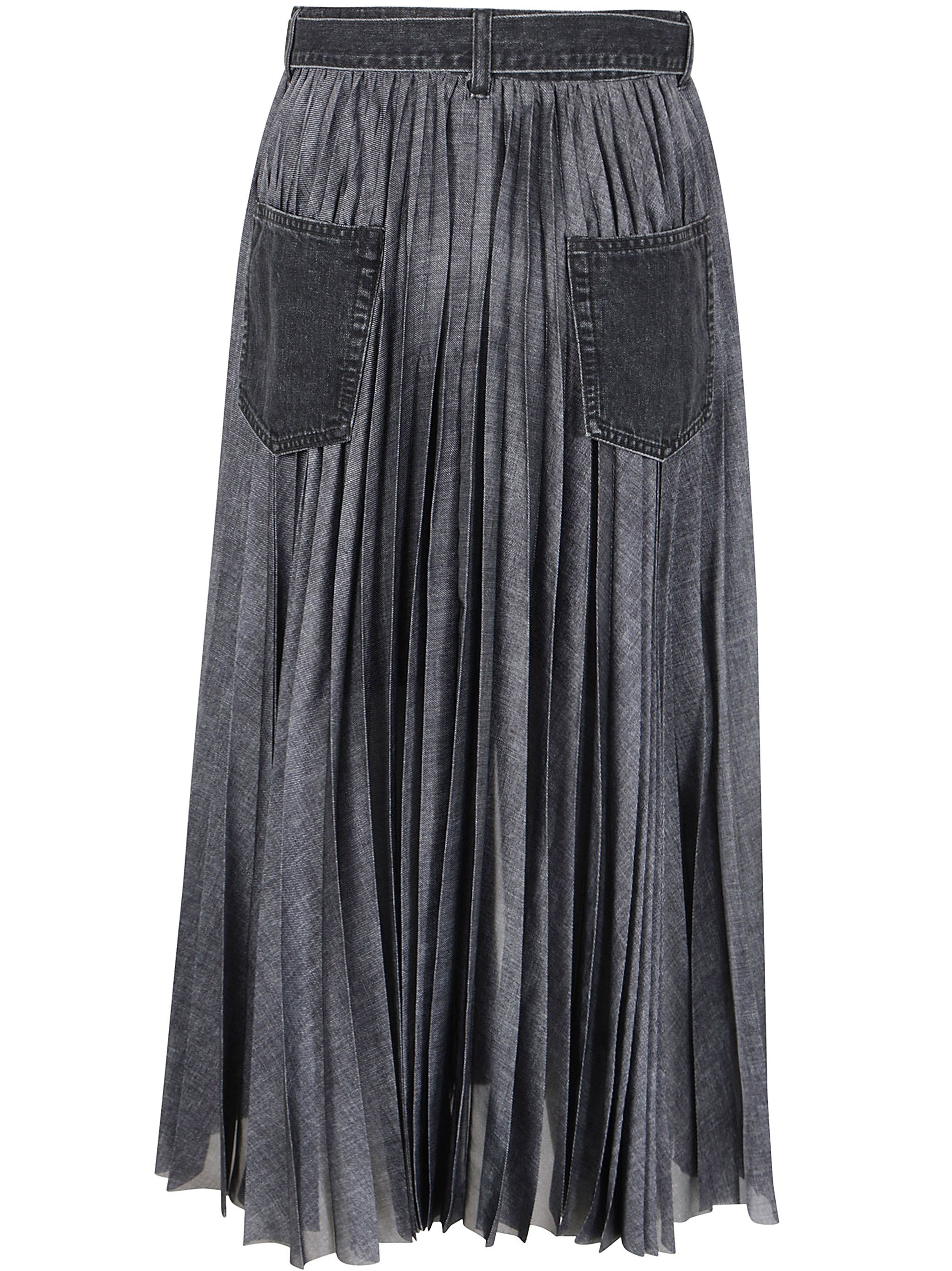 Sacai DENIM SKIRT Size M / US 6-8 / IT 42-44 - 2 Thumbnail