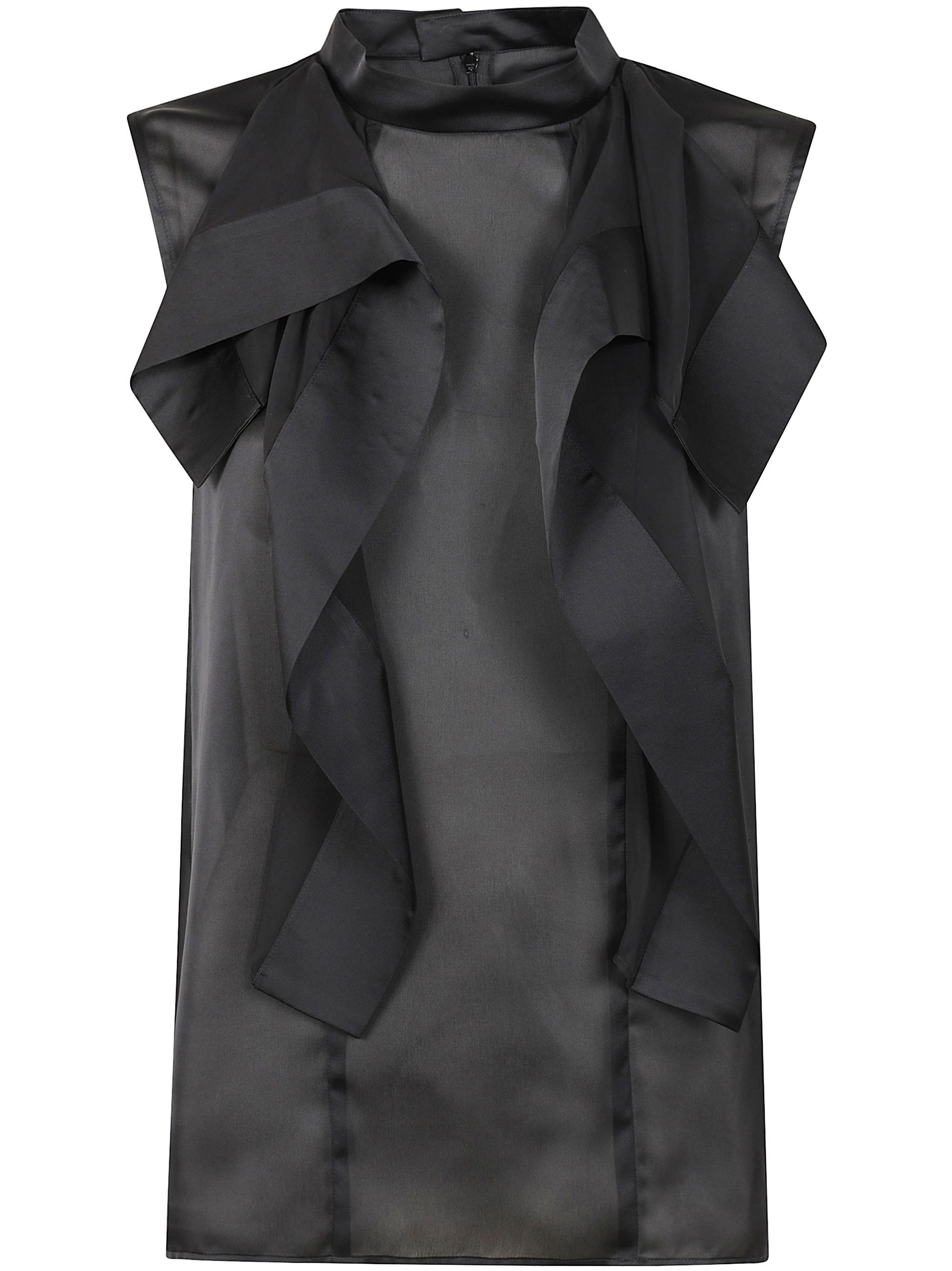 Sacai SATIN X CHIFFON PULLOVER Size L / US 10 / IT 46 - 4 Thumbnail