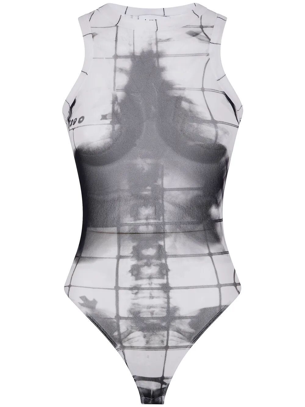 Jean Paul Gaultier MESH CREW NECK BODY PRINTED "SQUELETOR" Size M / US 6-8 / IT 42-44 - 4 Thumbnail