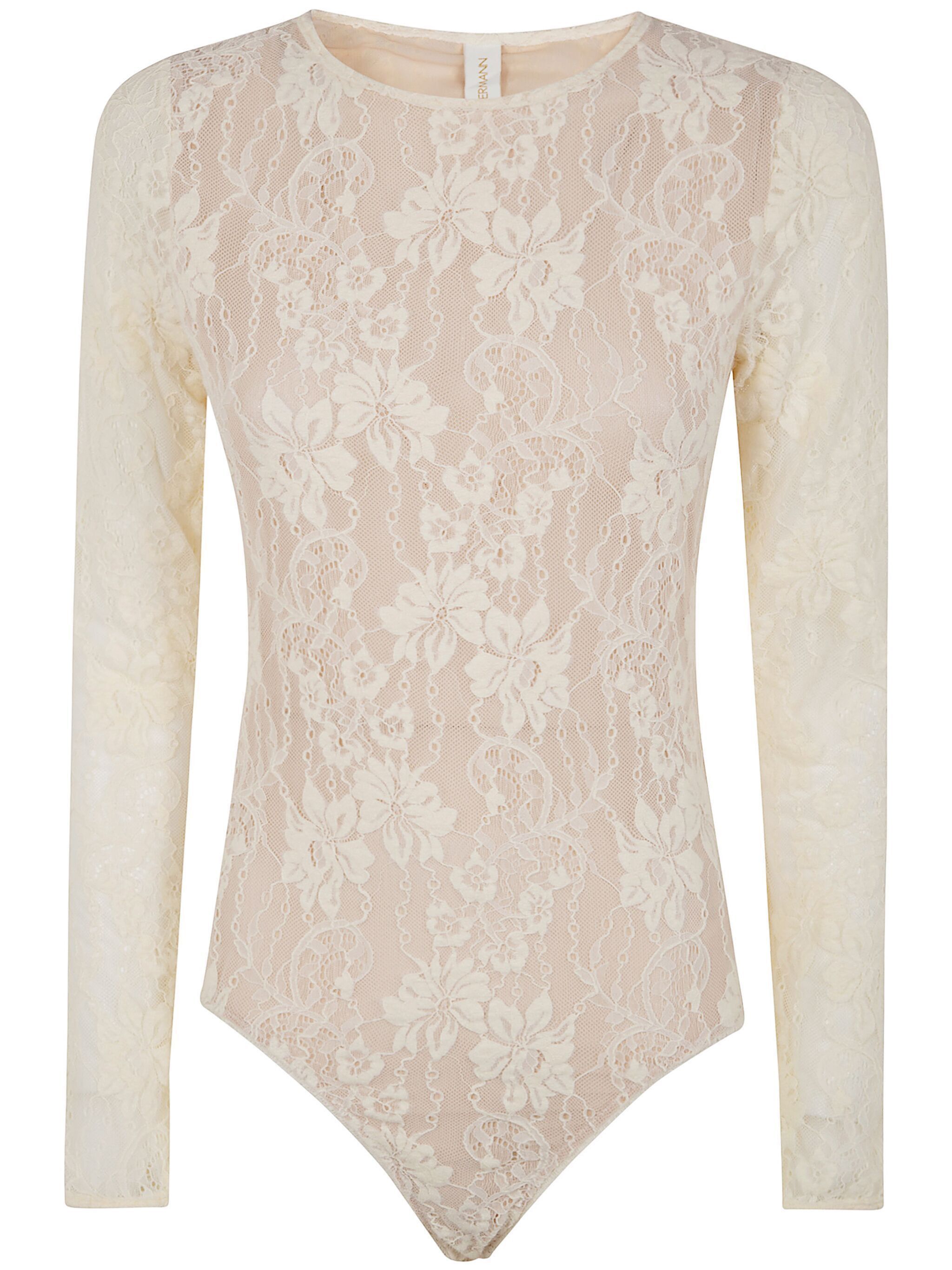 Zimmermann LACE BODYSUIT Size L / US 10 / IT 46 - 4 Thumbnail
