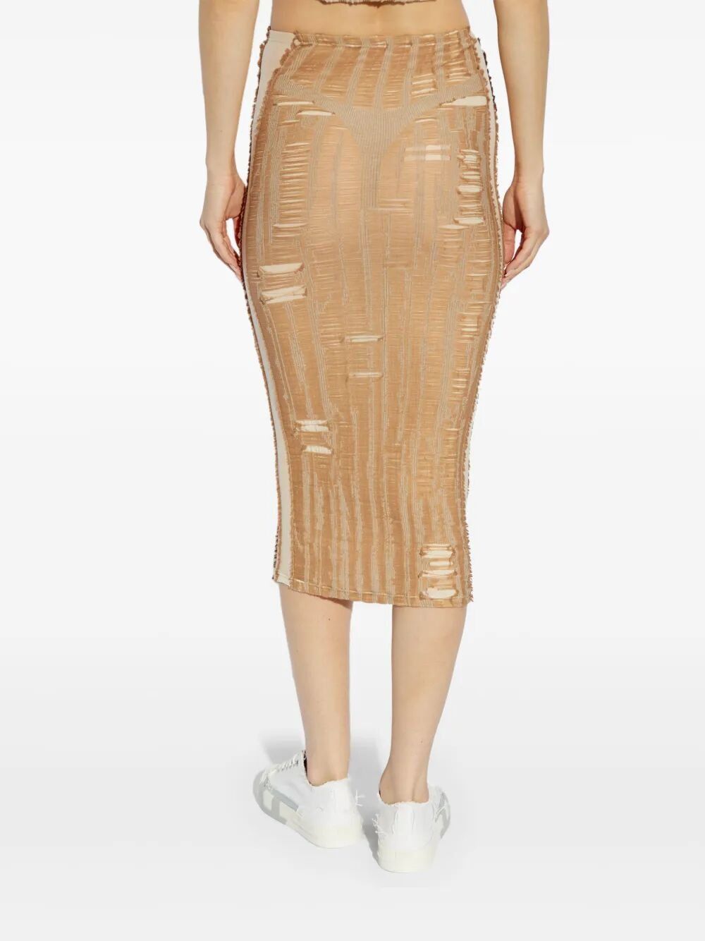 Diesel M CALINA MIDI SKIRT Size L / US 10 / IT 46 - 4 Thumbnail