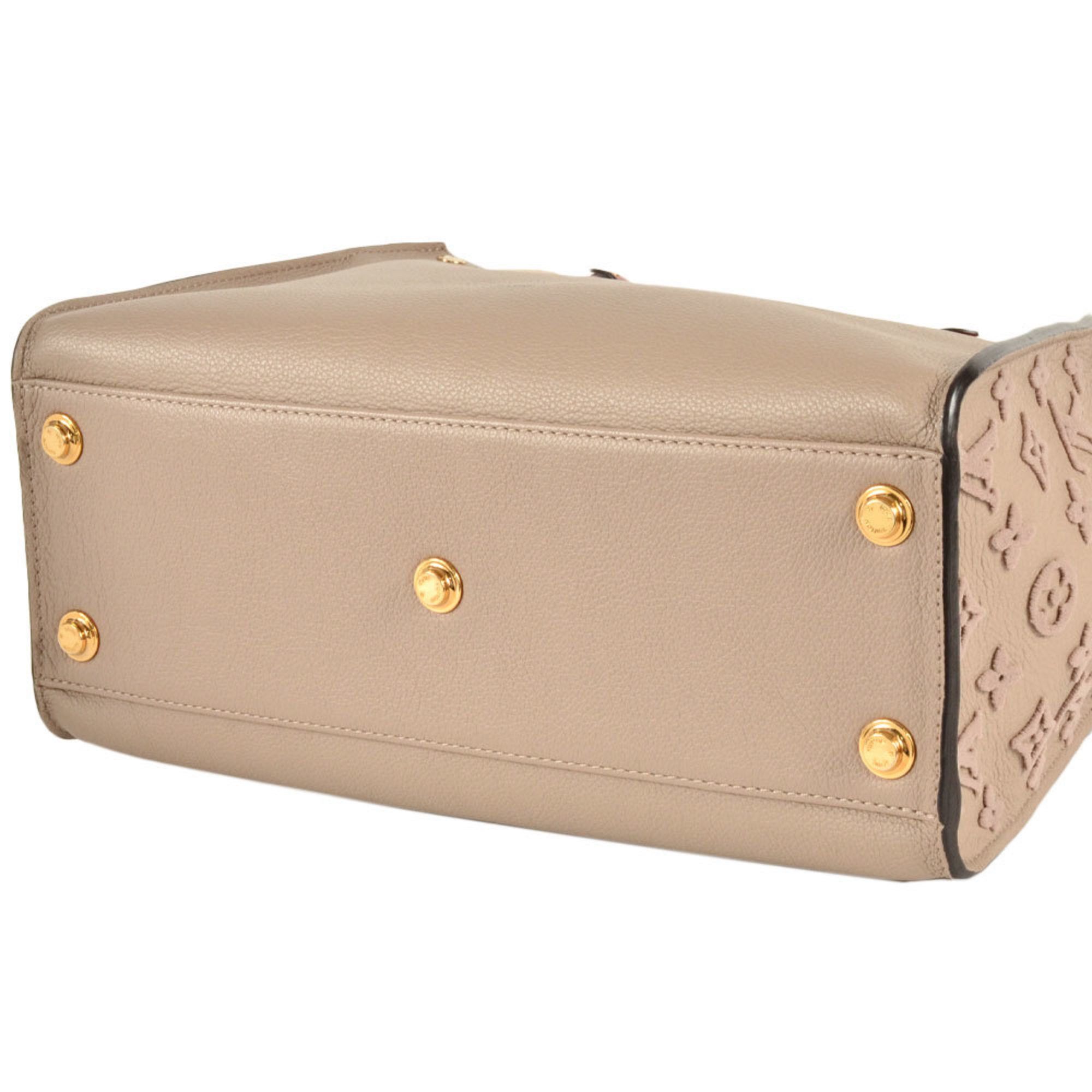 Louis Vuitton LOUIS VUITTON On My Side MM Handbag Leather M53825 Galle RFID Beige ITI3JQCF359S Size ONE SIZE - 4 Thumbnail