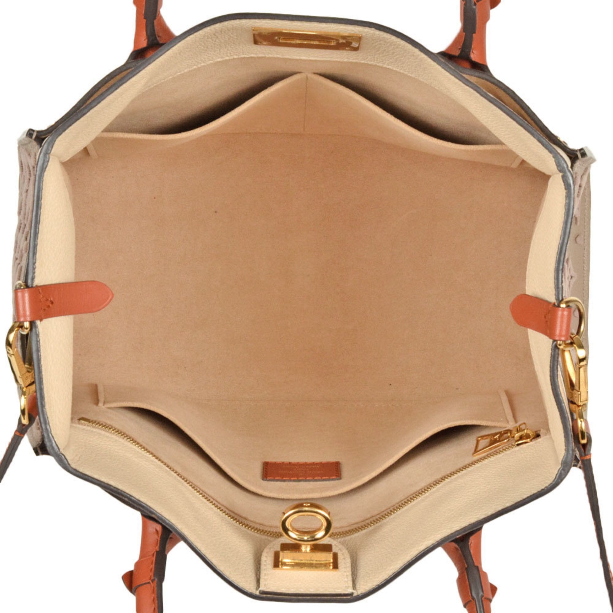 Louis Vuitton LOUIS VUITTON On My Side MM Handbag Leather M53825 Galle RFID Beige ITI3JQCF359S Size ONE SIZE - 5 Thumbnail