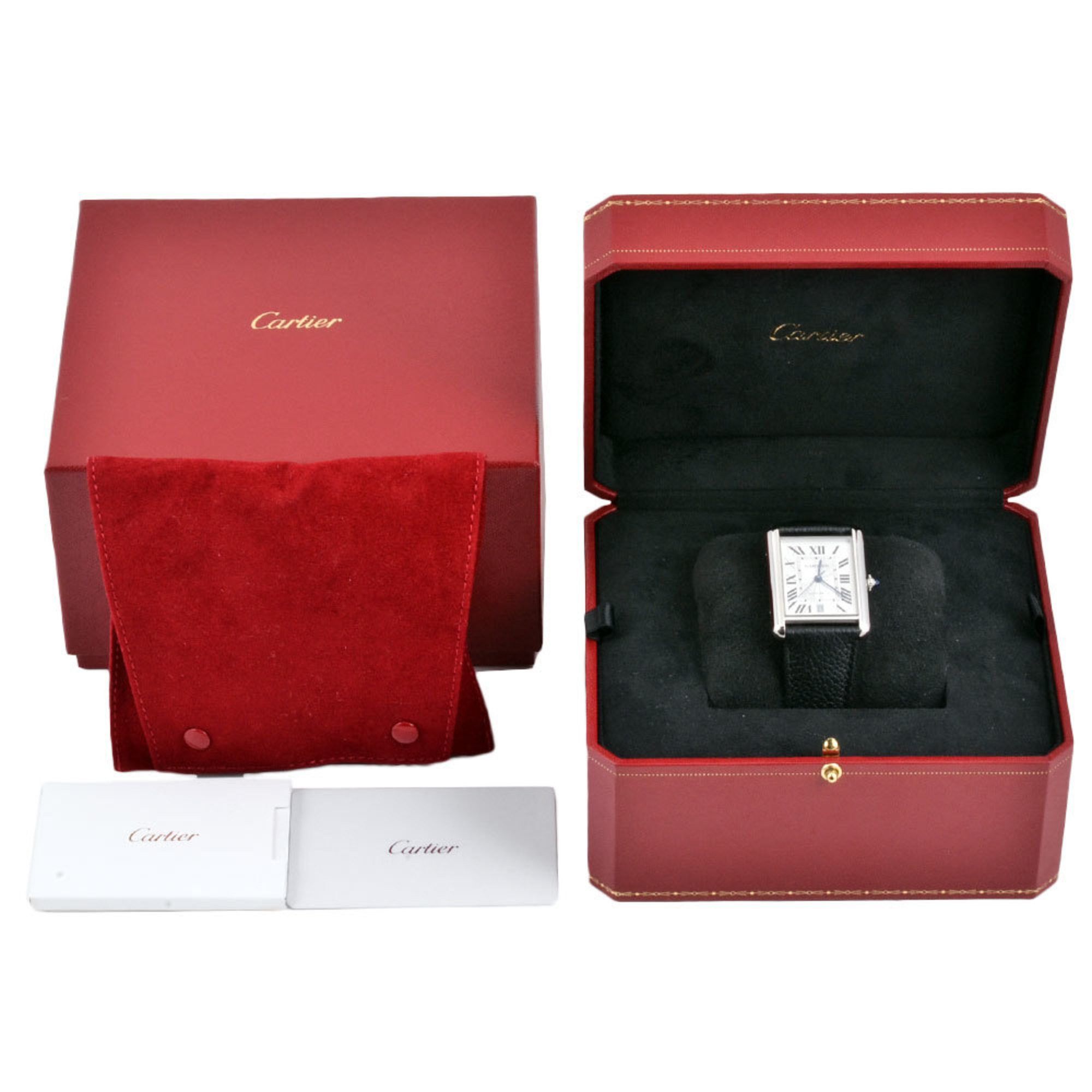 Cartier Cartier WSTA0040 (4490) Tank Must XL Watch, Automatic, Silver Dial, Men's ITMMB9LD8DGQ Size ONE SIZE - 10 Thumbnail
