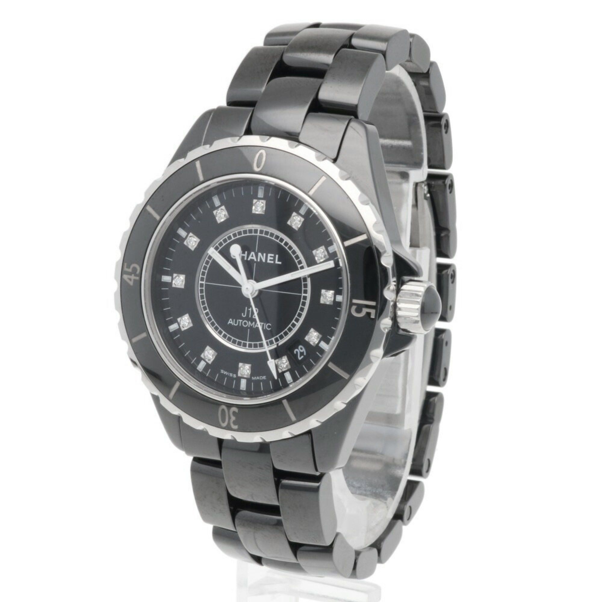 Chanel Chanel J12 Watch Stainless Steel H1626 Automatic Men's CHANEL 12P Diamond Size ONE SIZE - 3 Thumbnail
