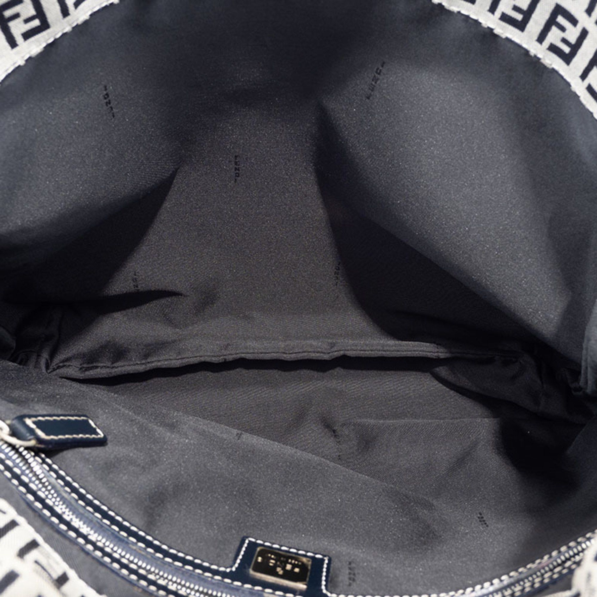 Fendi FENDI ZUCCA BAG SHOULDER CANVAS | LEATHER NAVY MEN'S Size ONE SIZE - 9 Thumbnail