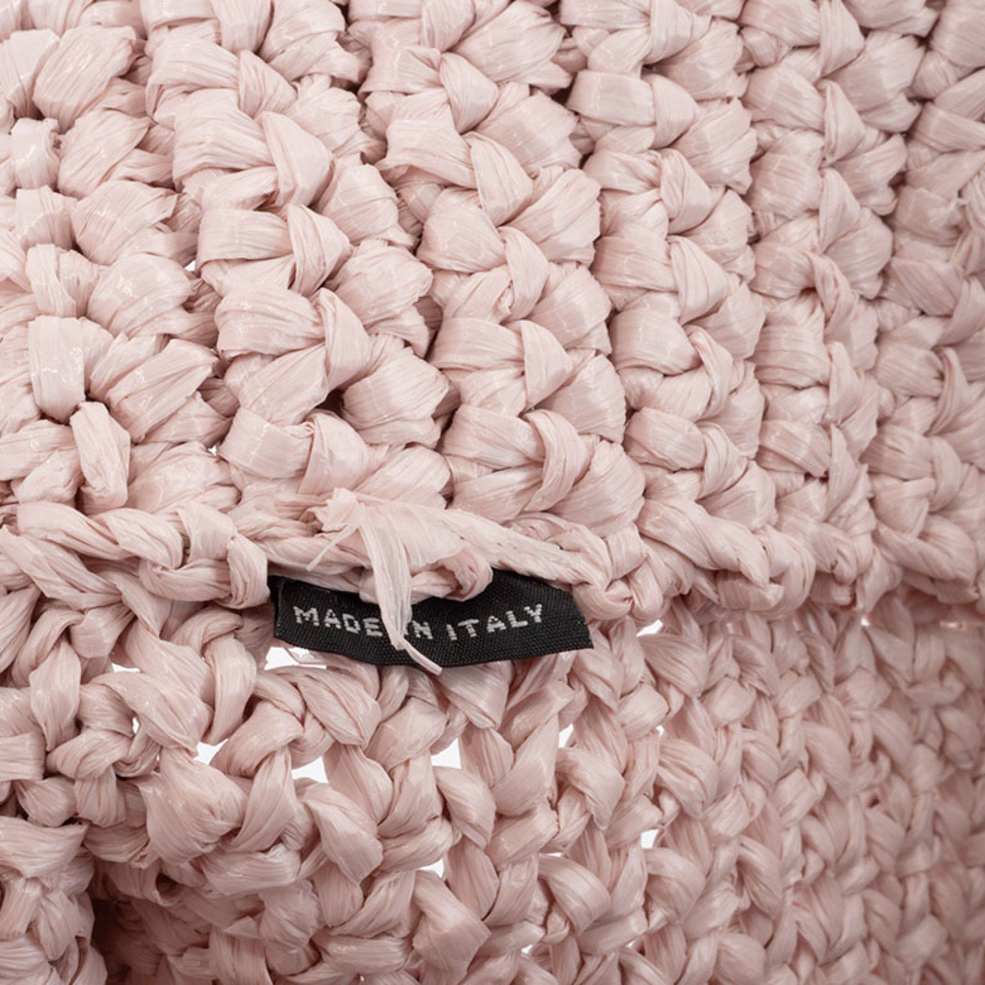 Prada Prada Small Crochet Tote Bag 1BG422 Raffia-like Pink Women's Straw-like PRADA Size ONE SIZE - 11 Thumbnail