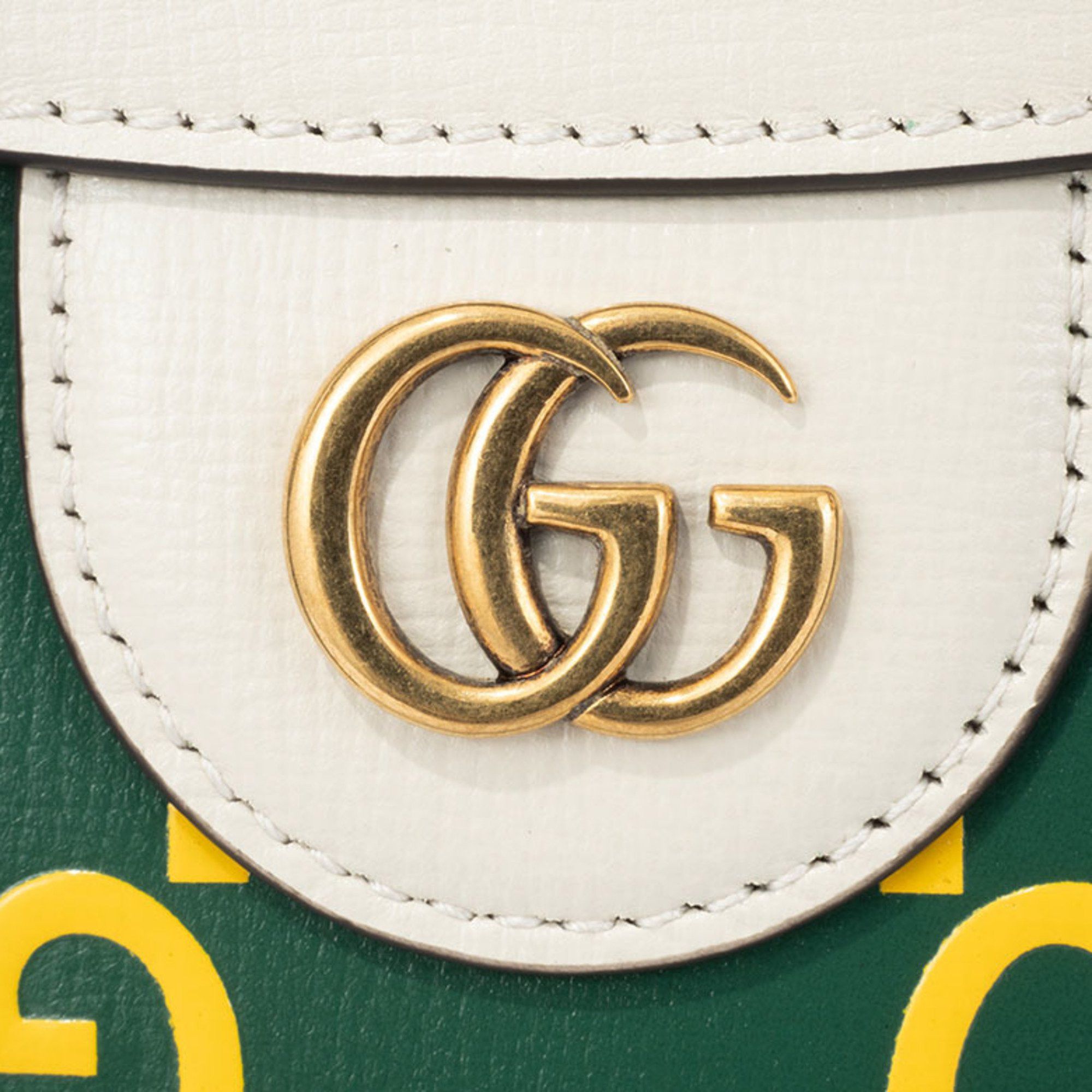 Gucci Gucci Diana Small Handbag 660195 Leather Green|Yellow Women's Bamboo Tote GUCCI Size ONE SIZE - 6 Thumbnail