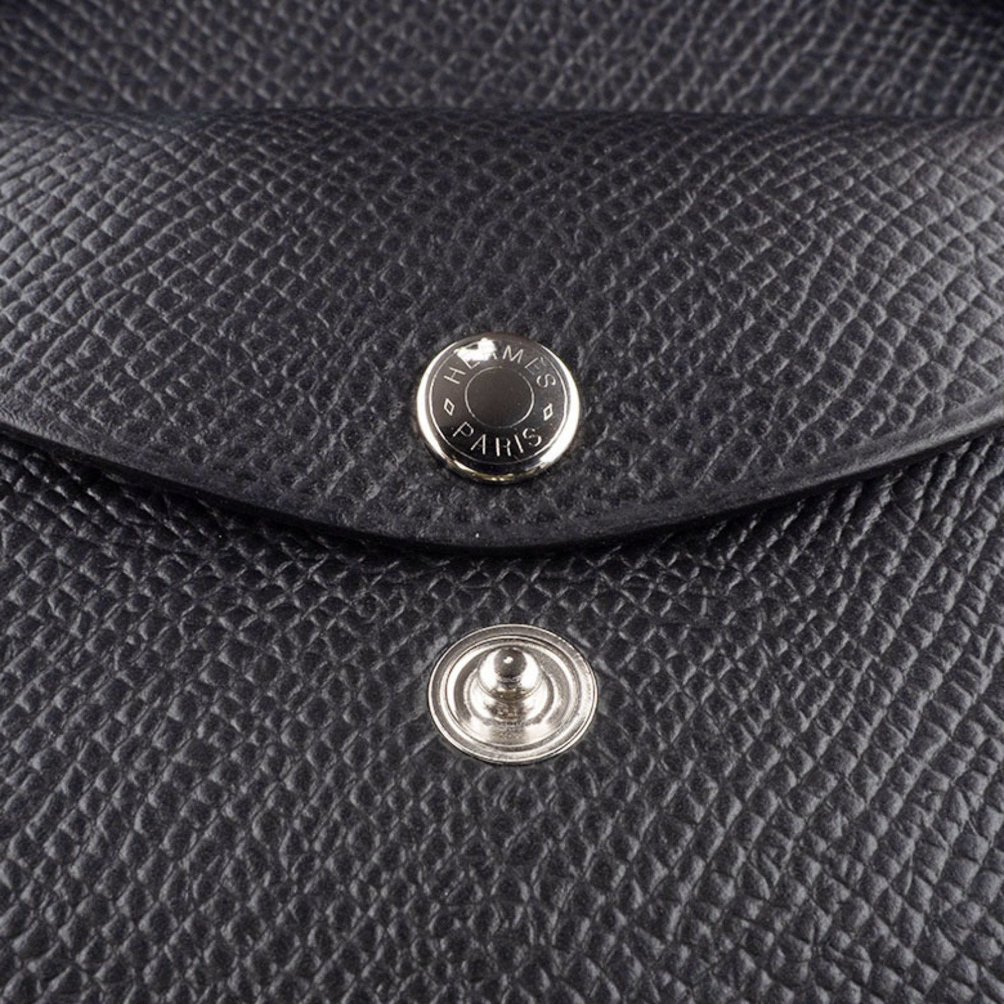 Other Hermes Calviduo Coin Card Case Mini Wallet Epson Black Men's Business Holder Purse HERMES Size ONE SIZE - 11 Thumbnail