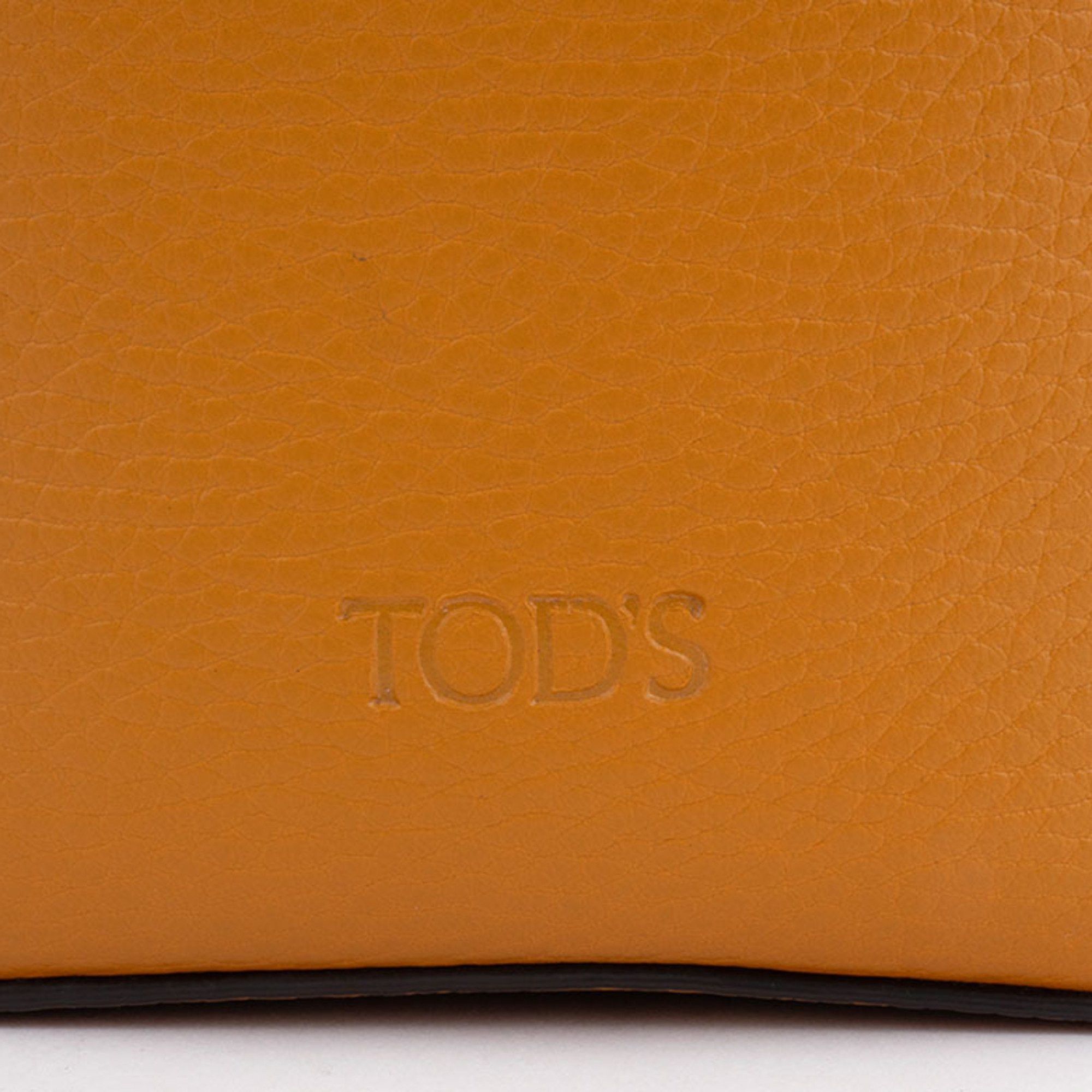 Tod's Tod's Double Up Leather Bag Mini Tote XBWCLNA01T0N2B Orange Women's TOD'S Size ONE SIZE - 6 Thumbnail