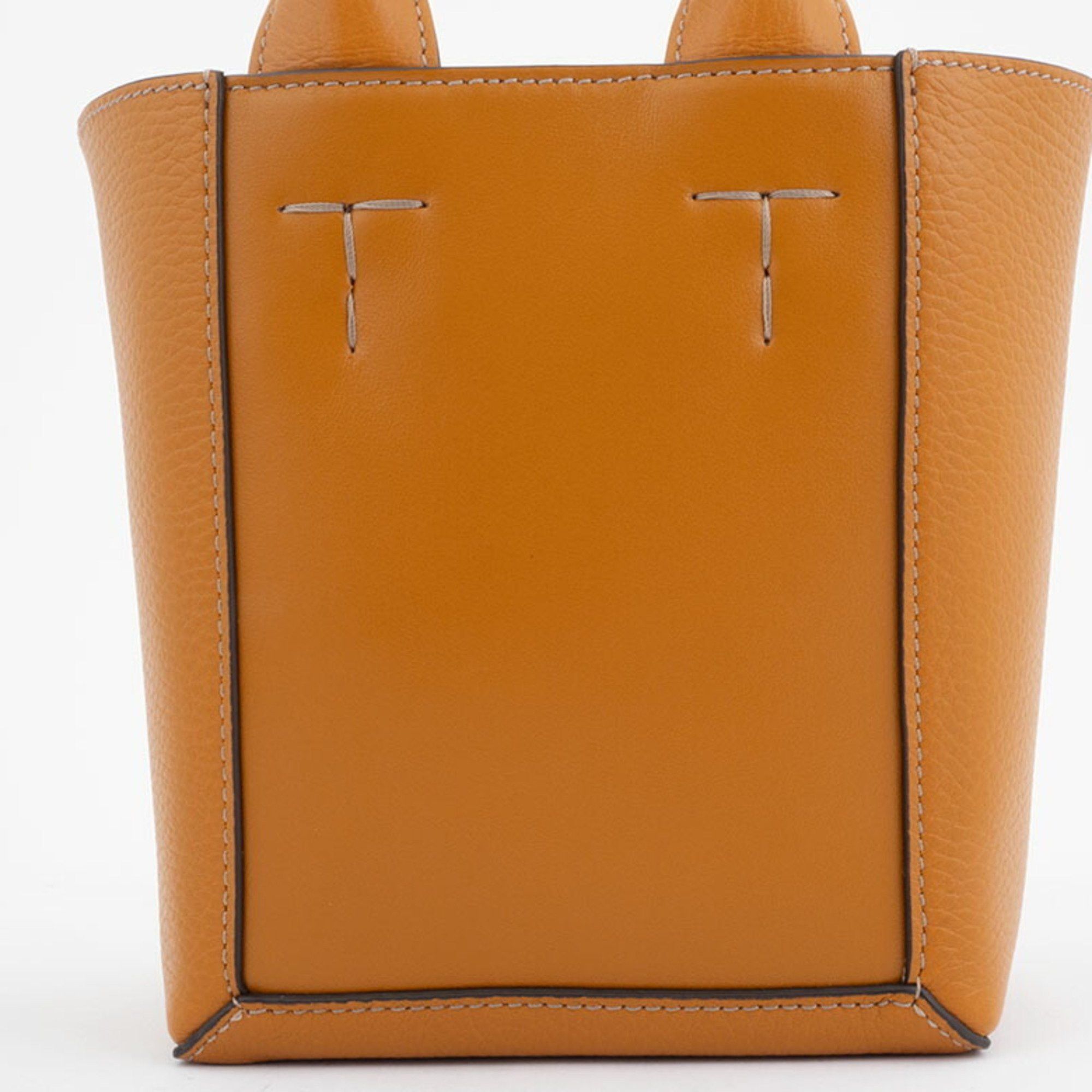 Tod's Tod's Double Up Leather Bag Mini Tote XBWCLNA01T0N2B Orange Women's TOD'S Size ONE SIZE - 3 Thumbnail