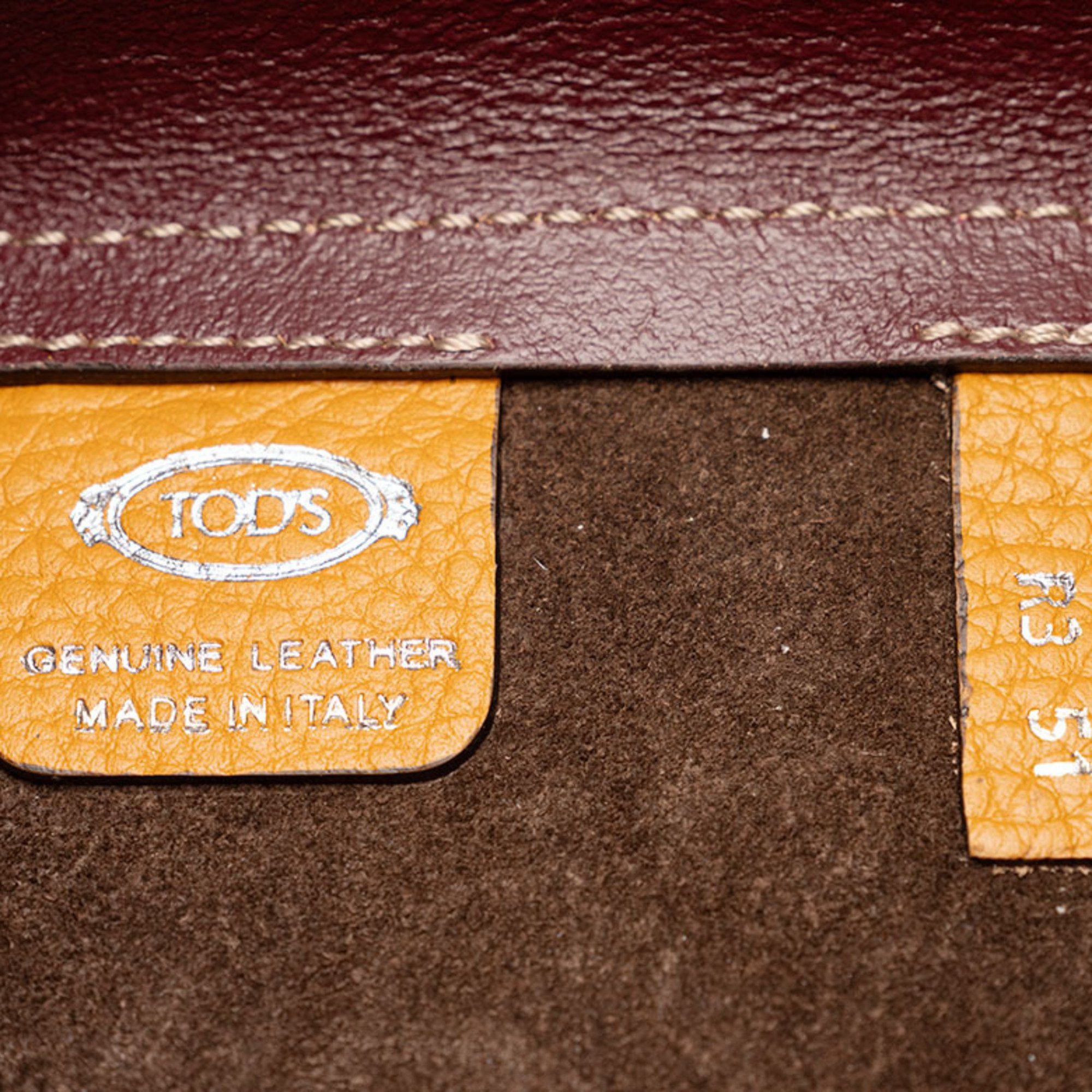 Tod's Tod's Double Up Leather Bag Mini Tote XBWCLNA01T0N2B Orange Women's TOD'S Size ONE SIZE - 8 Thumbnail