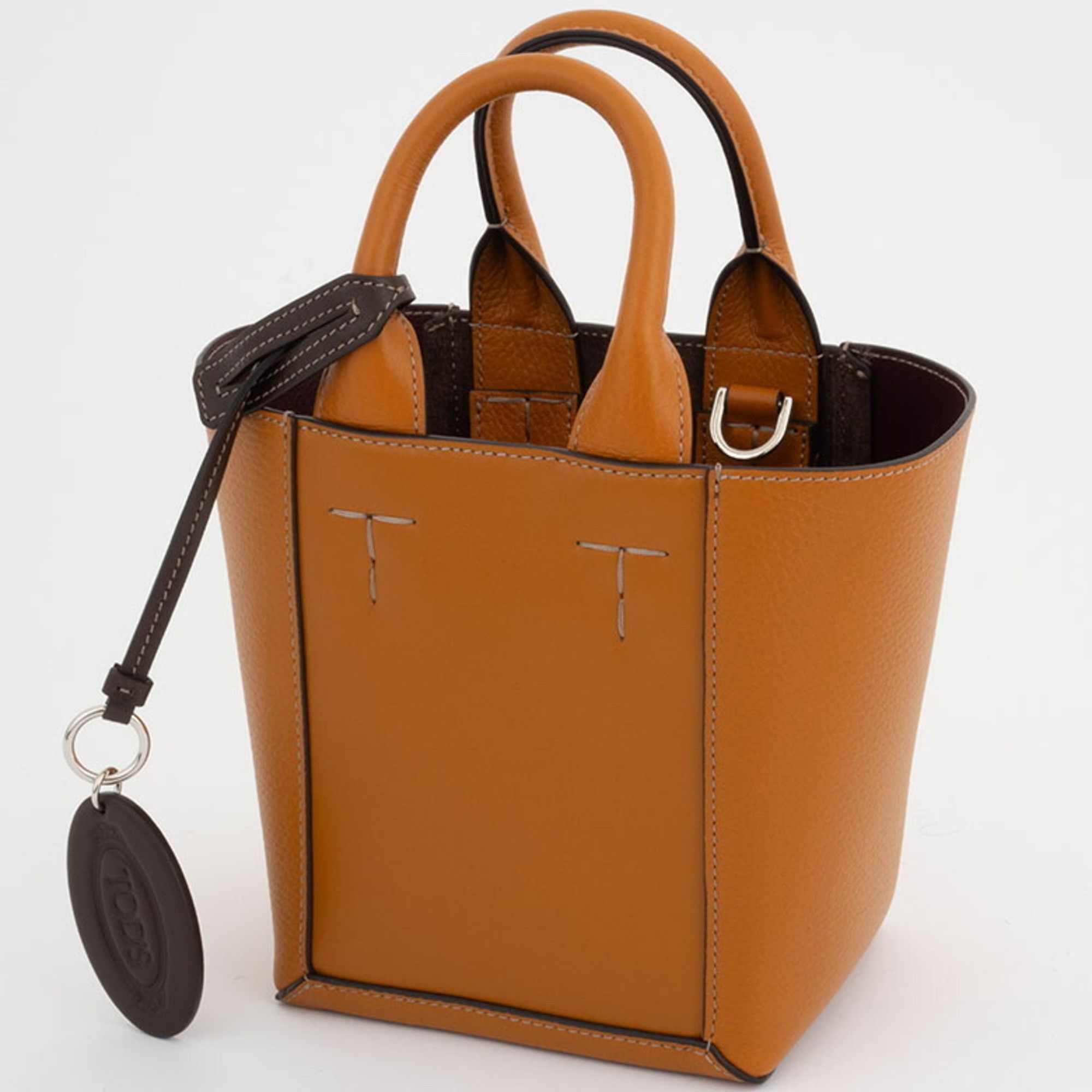 Tod's Tod's Double Up Leather Bag Mini Tote XBWCLNA01T0N2B Orange Women's TOD'S Size ONE SIZE - 12 Thumbnail