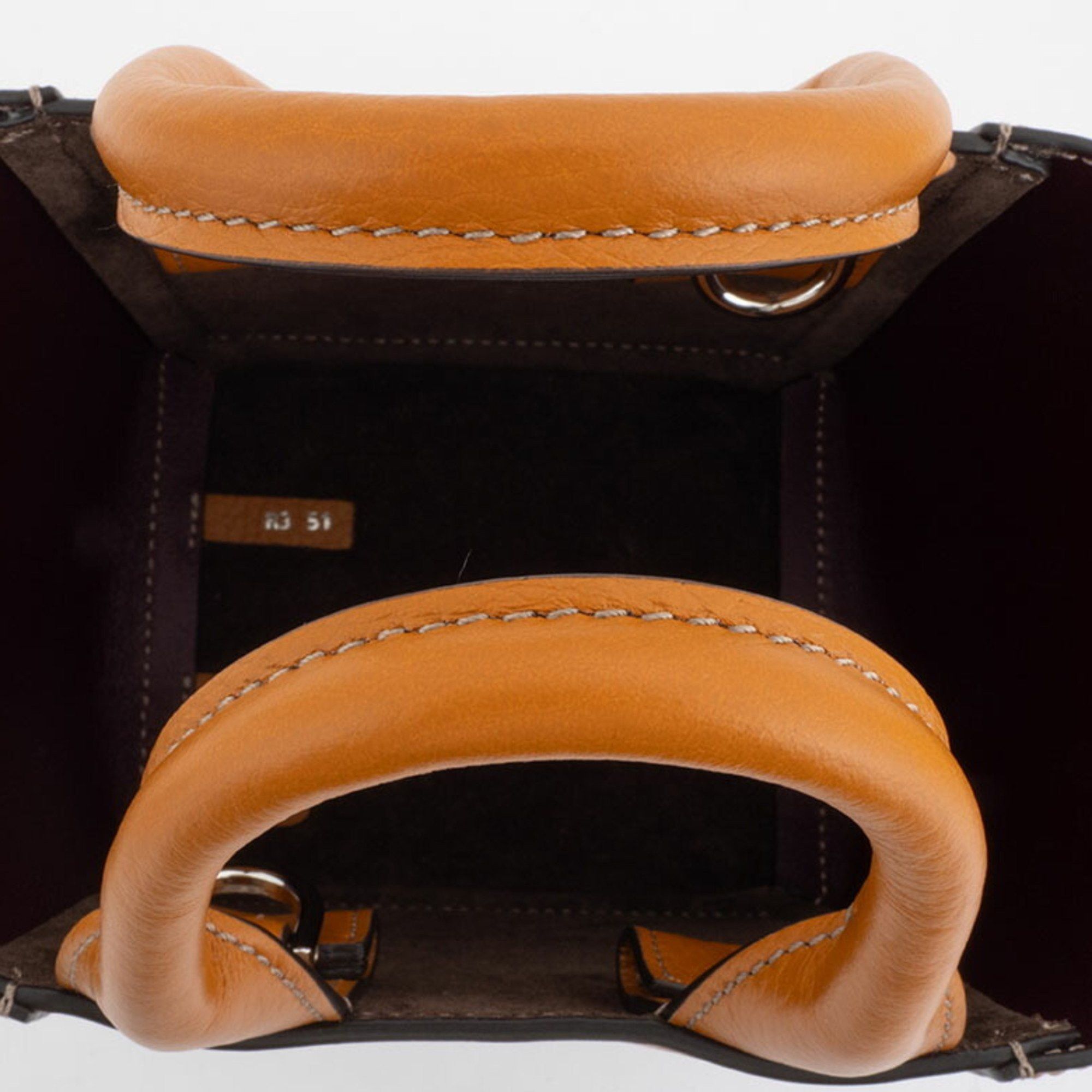 Tod's Tod's Double Up Leather Bag Mini Tote XBWCLNA01T0N2B Orange Women's TOD'S Size ONE SIZE - 5 Thumbnail