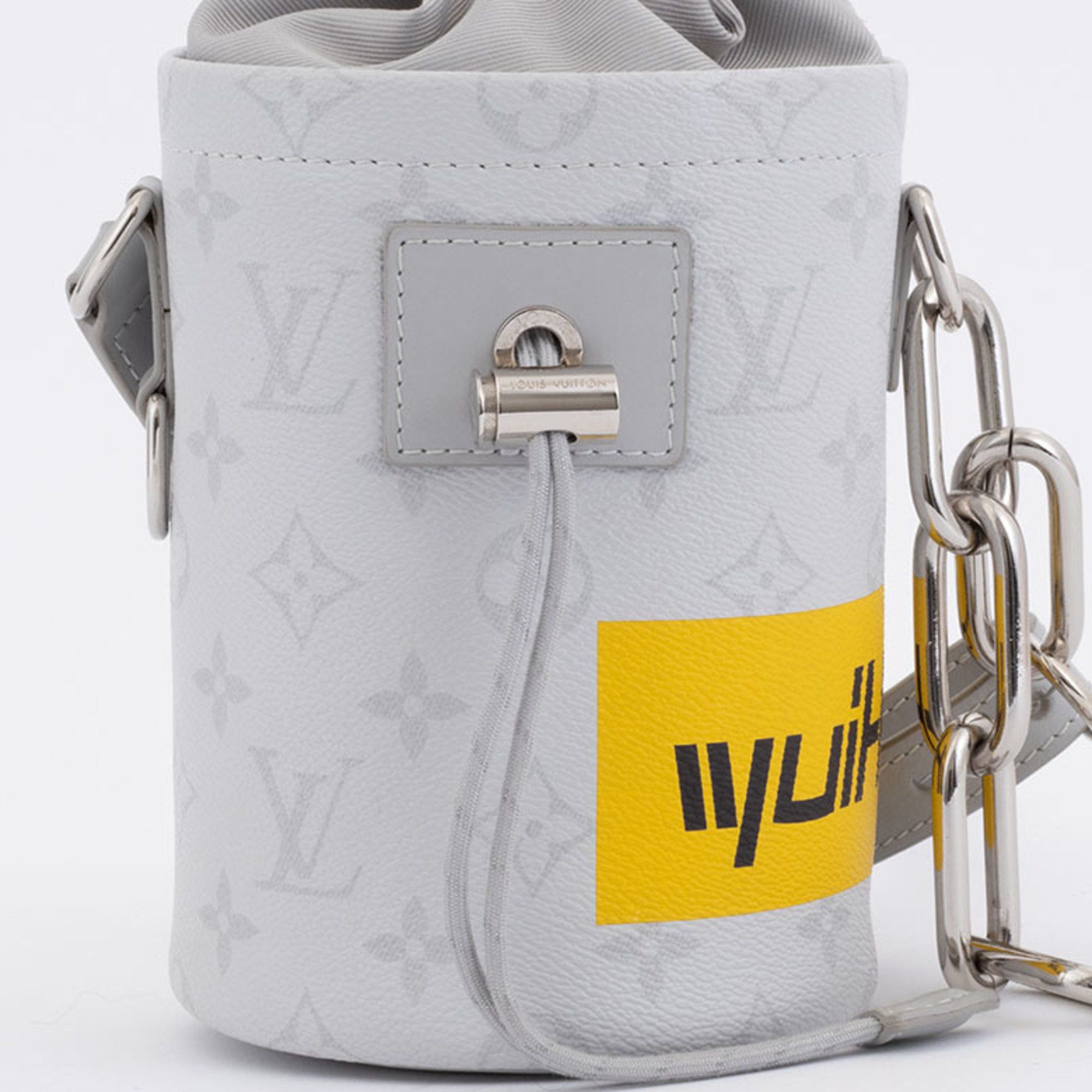 Louis Vuitton Louis Vuitton Chalk Nano Bag Shoulder M44631 White Monogram Light Gray Men's LOUIS VUITTON Size ONE SIZE - 3 Thumbnail