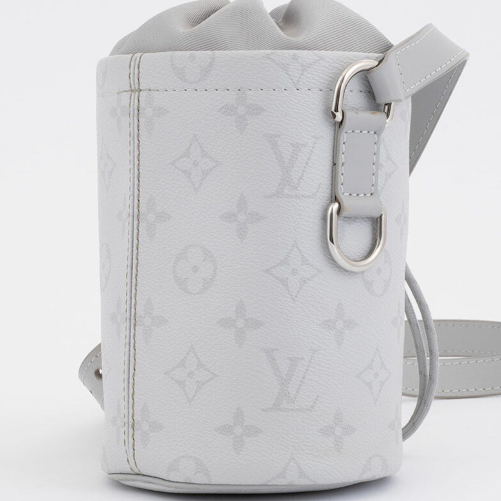Louis Vuitton Louis Vuitton Chalk Nano Bag Shoulder M44631 White Monogram Light Gray Men's LOUIS VUITTON Size ONE SIZE - 2 Thumbnail