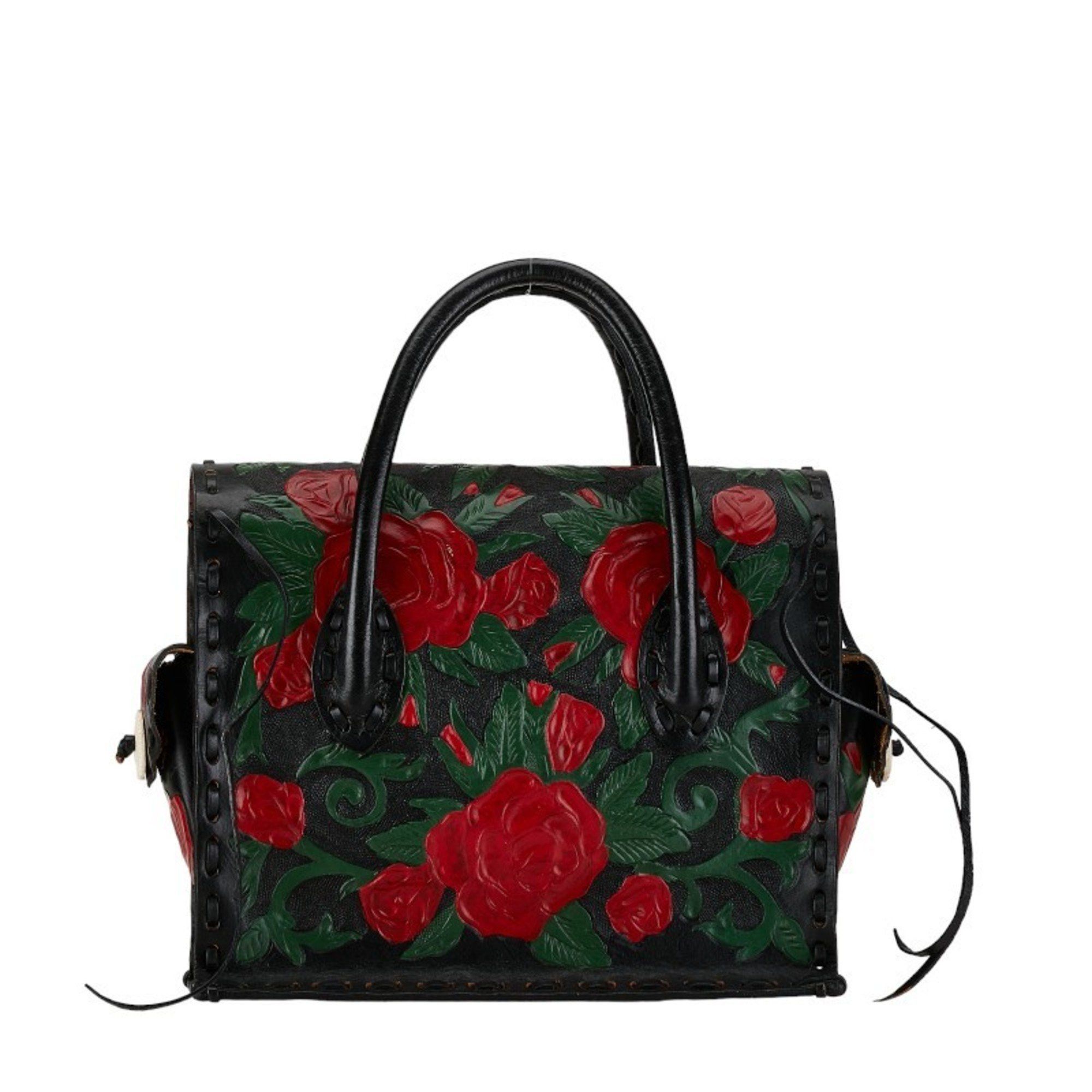 Other Carving Tribes Maestra S Handbag Black Leather Women's Size ONE SIZE - 3 Thumbnail