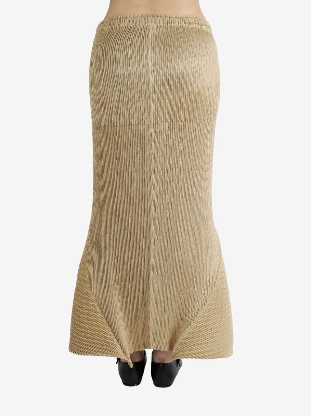 Issey Miyake WRAPPED SUEDE LIKE PLEATS SKIRT Size M / US 6-8 / IT 42-44 - 2 Thumbnail