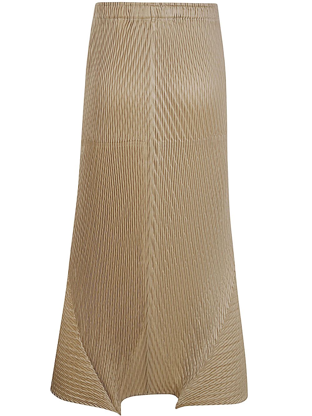 Issey Miyake WRAPPED SUEDE LIKE PLEATS SKIRT Size M / US 6-8 / IT 42-44 - 5 Thumbnail