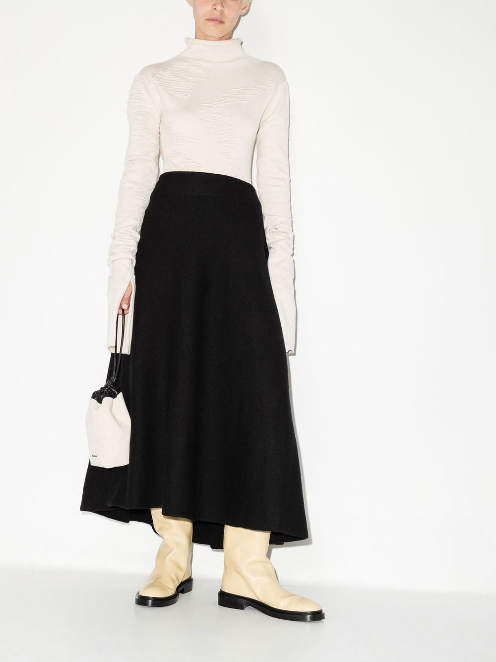 Jil Sander A-SYSTEMIC SKIRT Size M / US 6-8 / IT 42-44 - 3 Thumbnail
