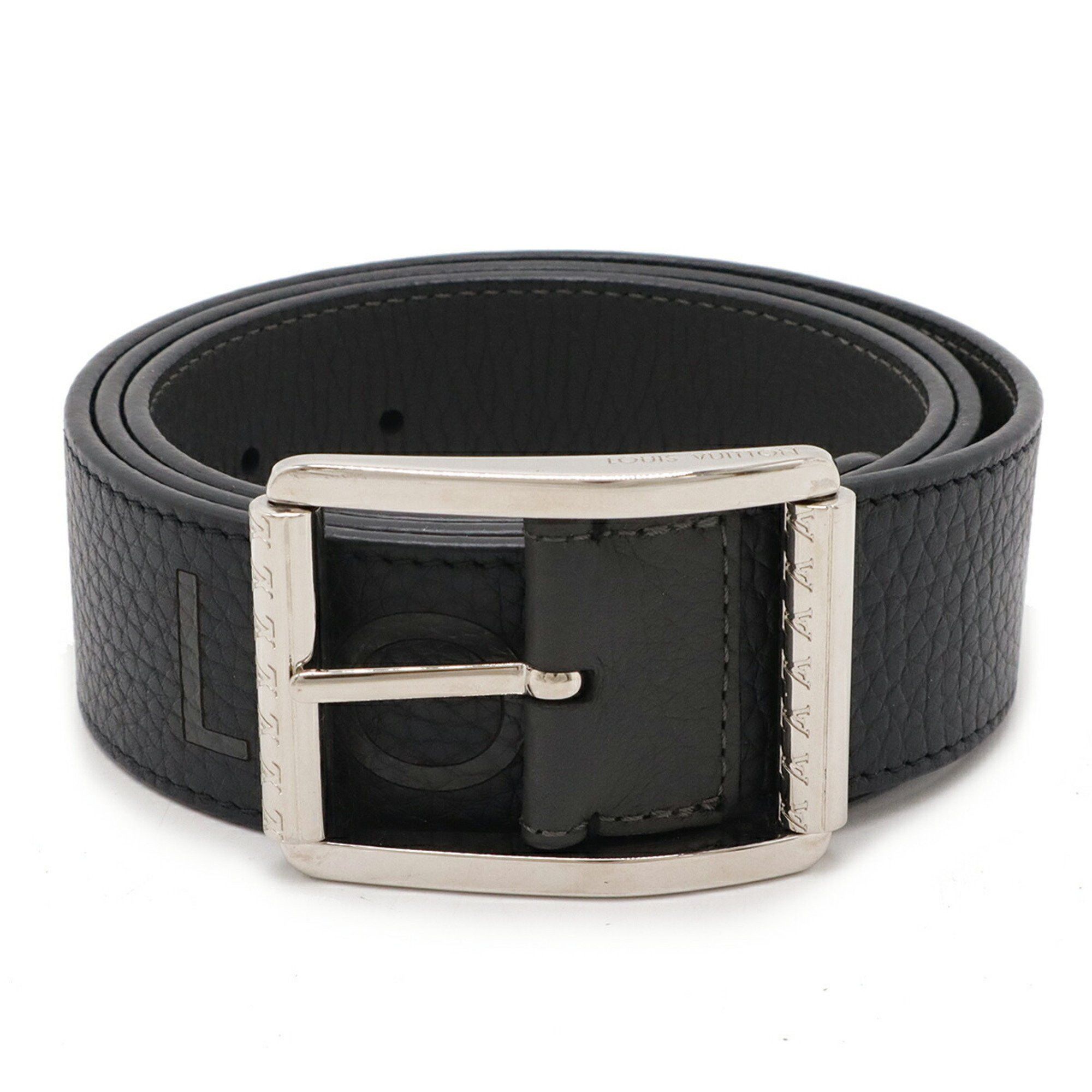 Louis Vuitton Louis Vuitton Santur Reverso Reversible 40MM Belt Taurillon Leather Black Grey #95 M0127T Size ONE SIZE - 2 Thumbnail