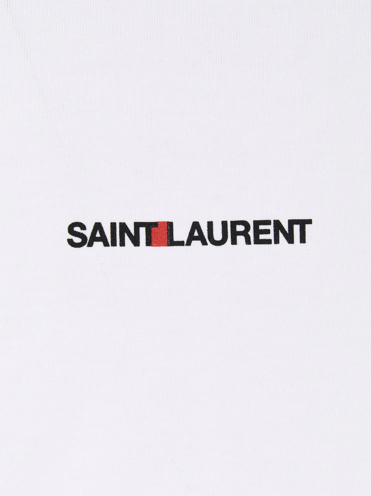Saint Laurent Paris Rive Gauche T-Shirt White Size US XS / EU 42 / 0 - 3 Thumbnail