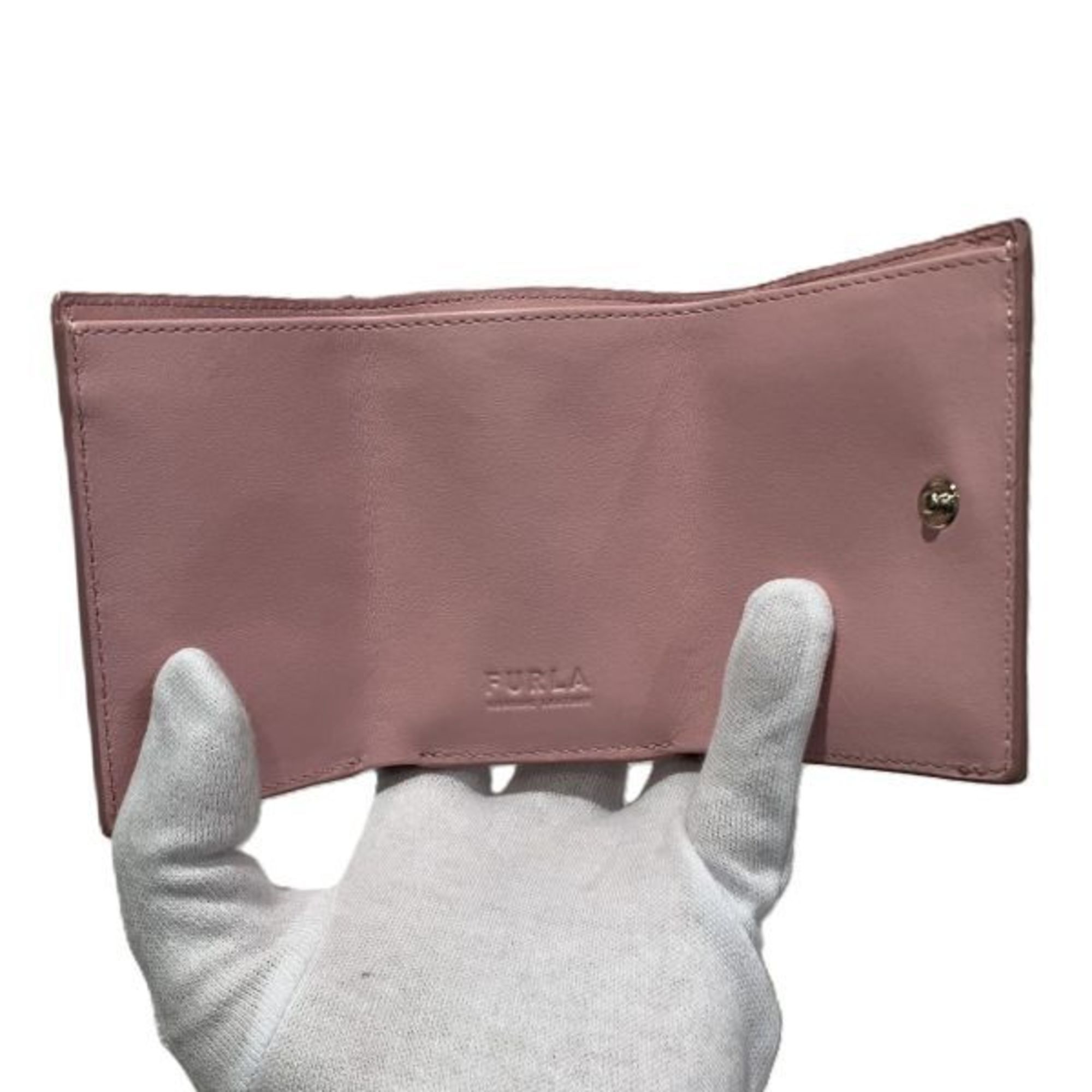 Furla Furla Trifold Leather Compact Wallet for Women Size ONE SIZE - 3 Thumbnail