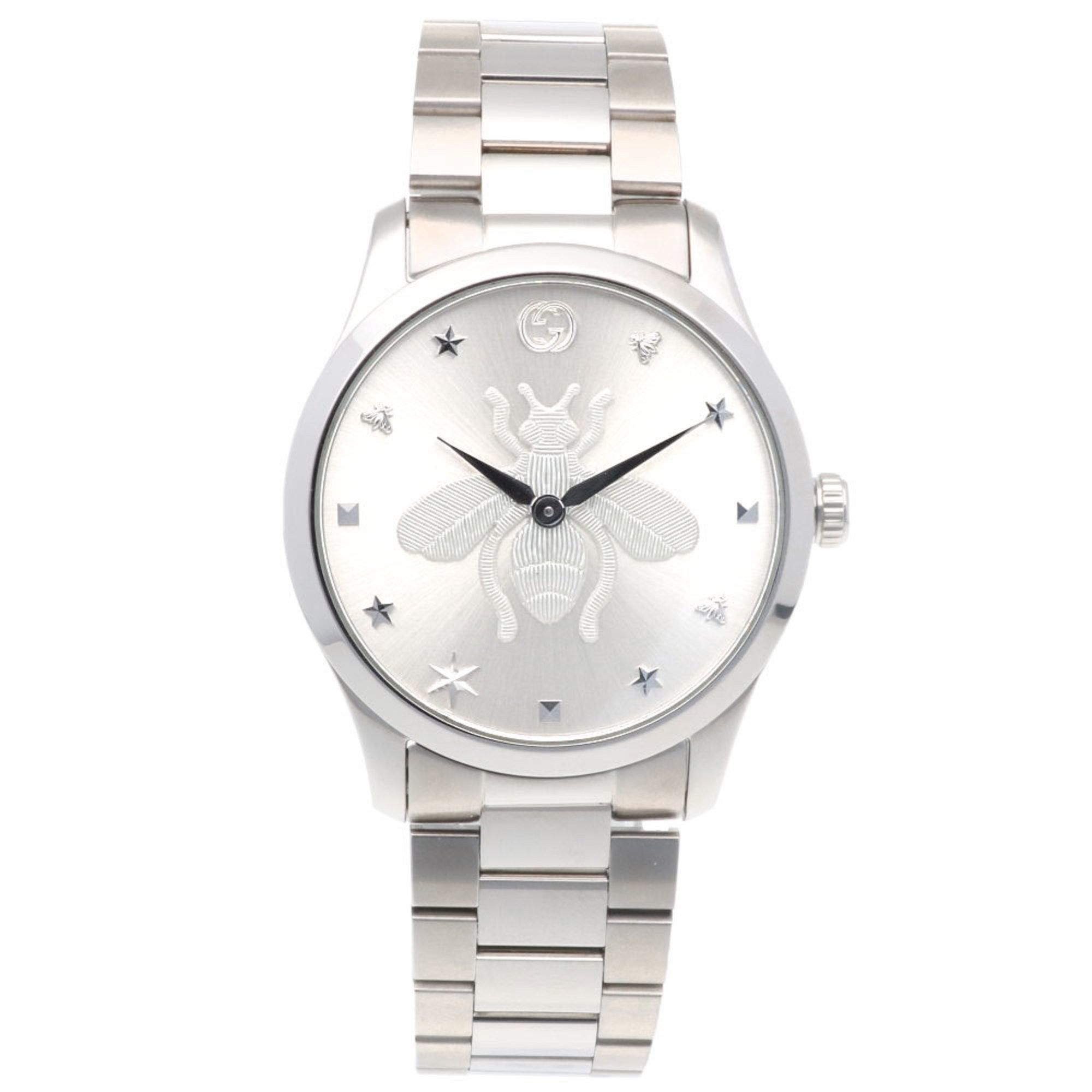 Gucci Gucci G-Timeless Quartz Stainless Steel Men's Watch 126.4(YA1264126) Size ONE SIZE - 5 Thumbnail